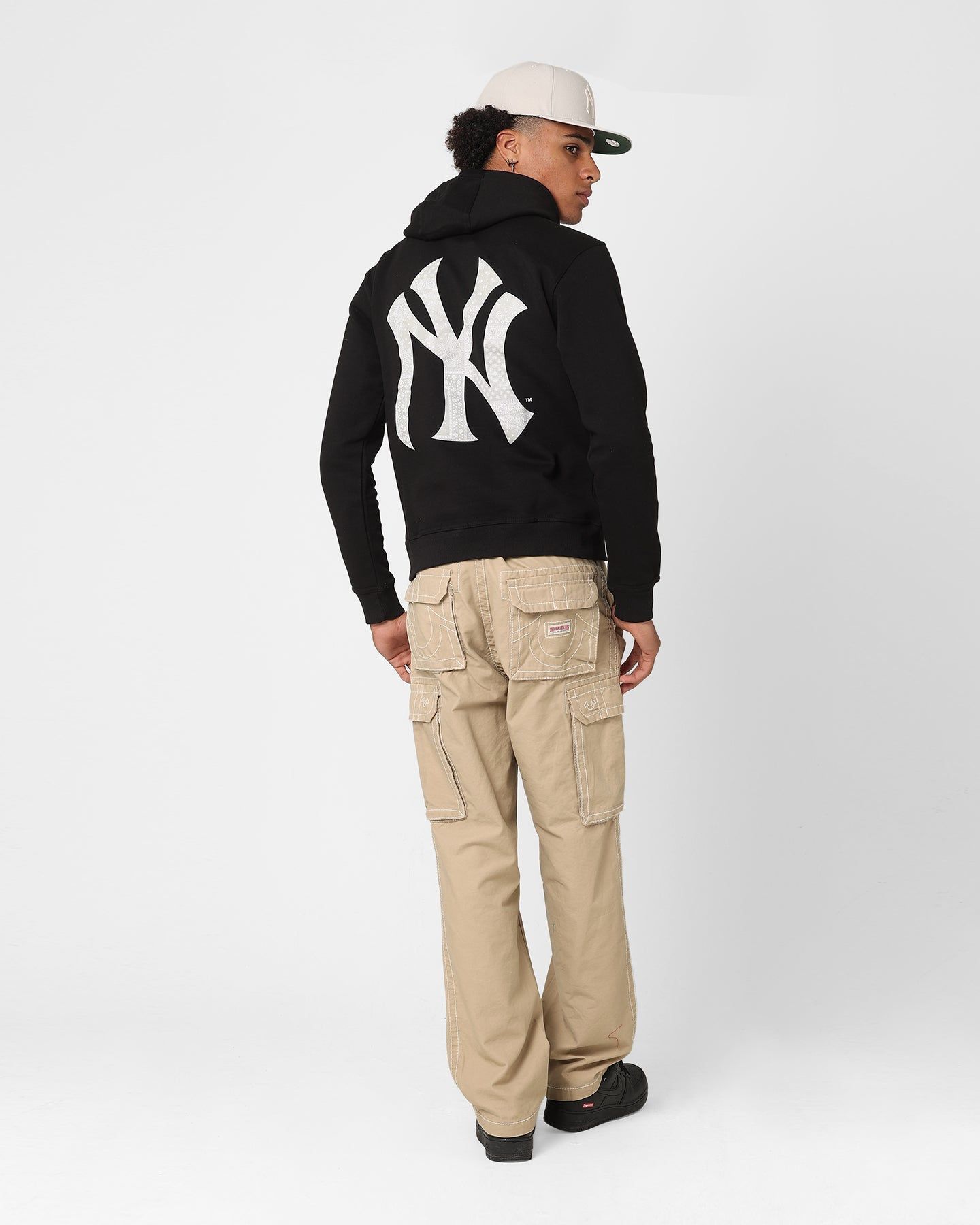 Majestic Athletic New York Yankees Bandana Paisley Duke Hoodie Black sold by Culture Kings product image thumbnail 3