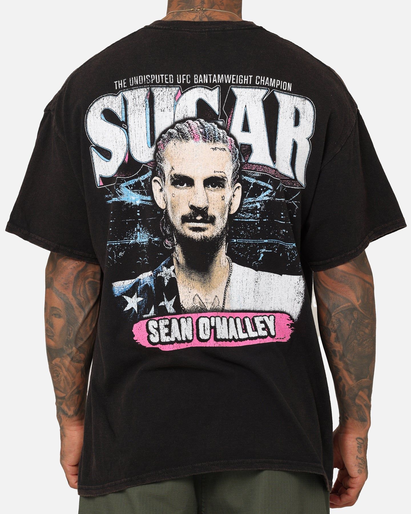 Goat Crew X UFC Sean O'Malley Champion T-Shirt Black Wash sold by Culture Kings product image thumbnail 4