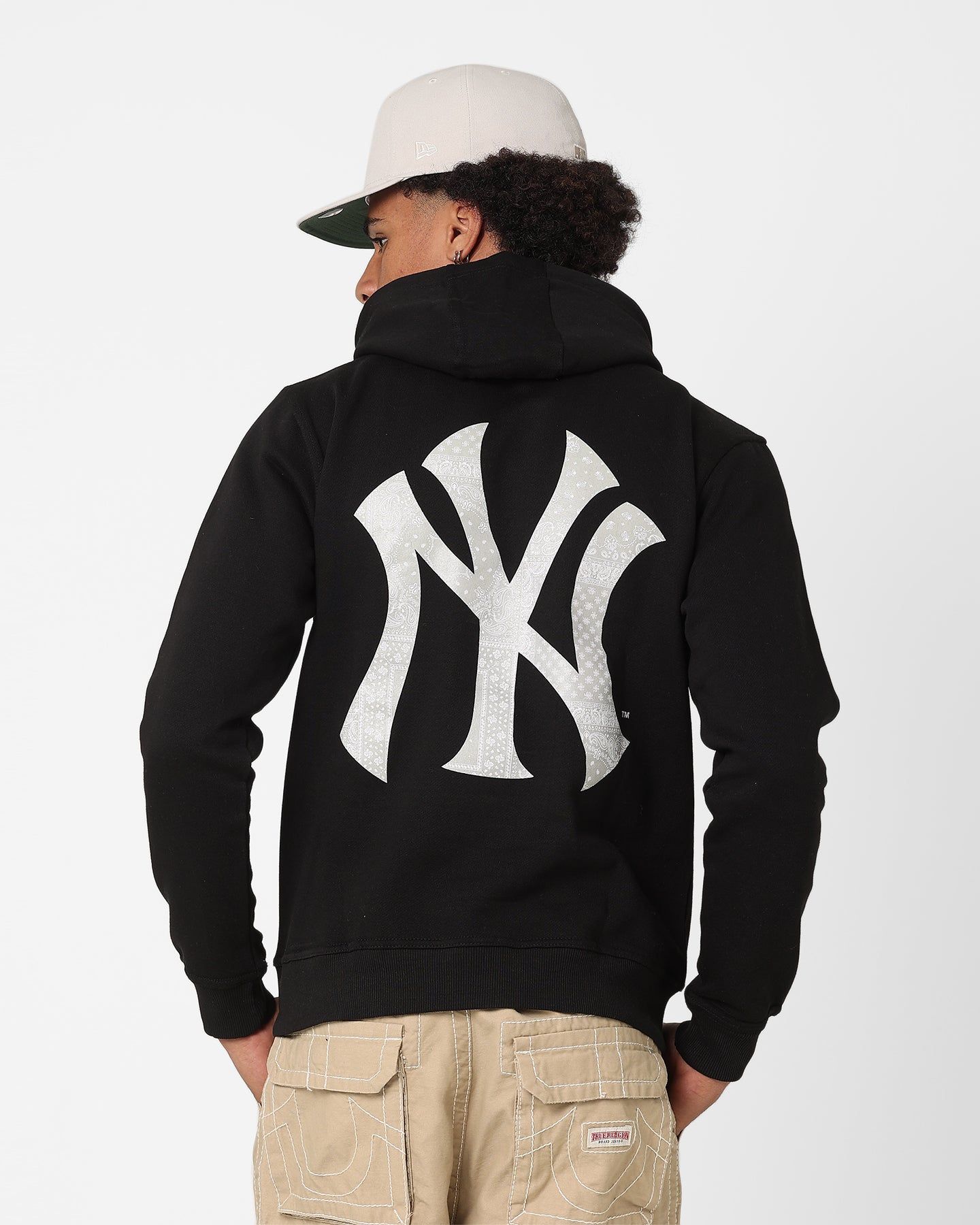 Majestic Athletic New York Yankees Bandana Paisley Duke Hoodie Black sold by Culture Kings