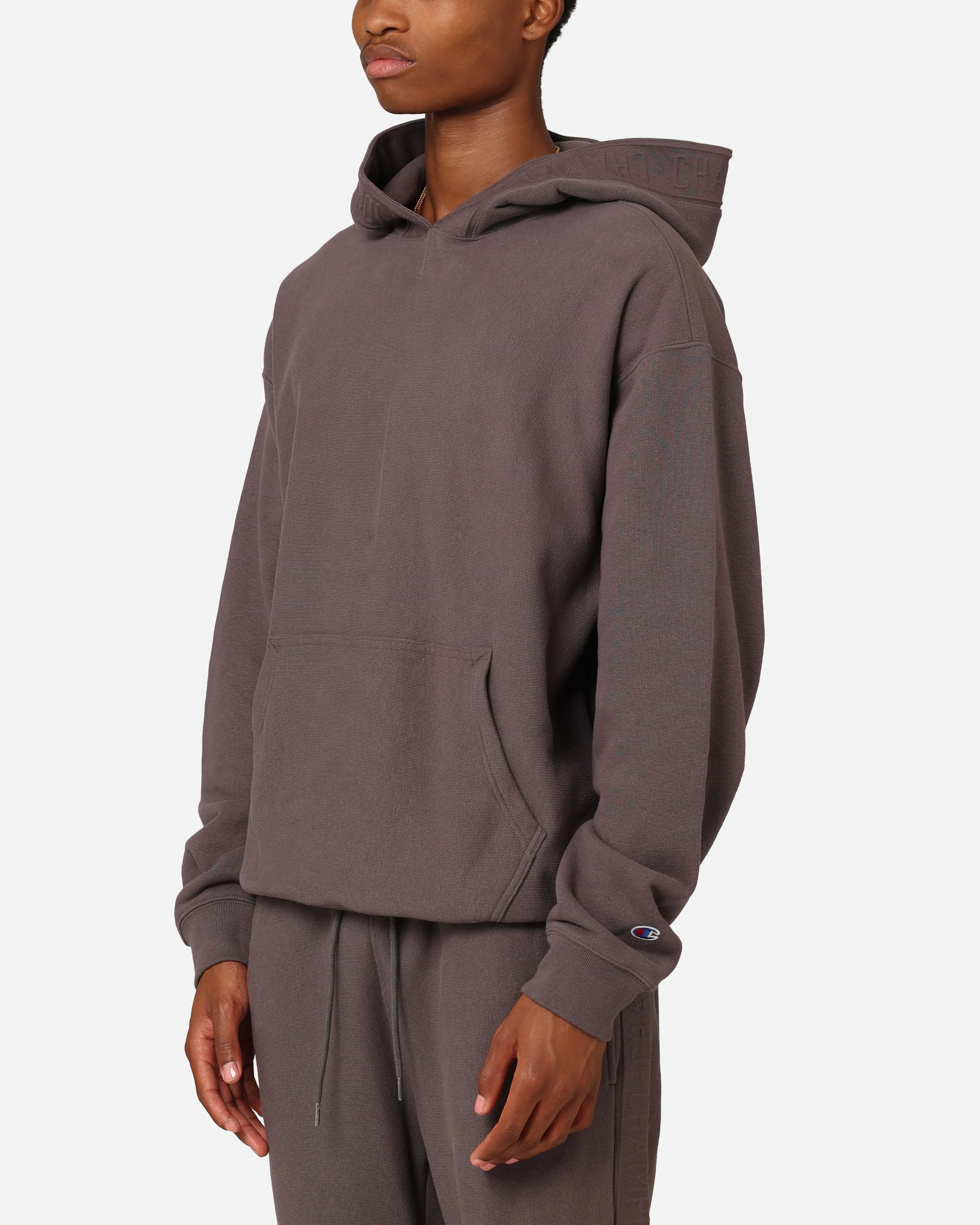 Champion Reverse Weave Terry Tape Hoodie Dust sold by Culture Kings product image thumbnail 5