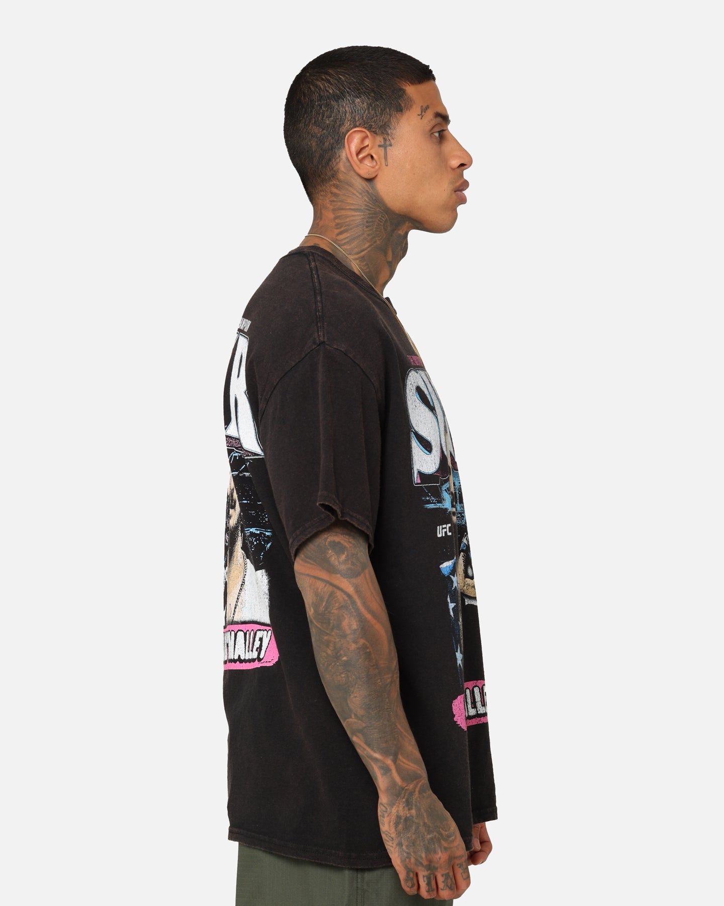 Goat Crew X UFC Sean O'Malley Champion T-Shirt Black Wash sold by Culture Kings product image thumbnail 5