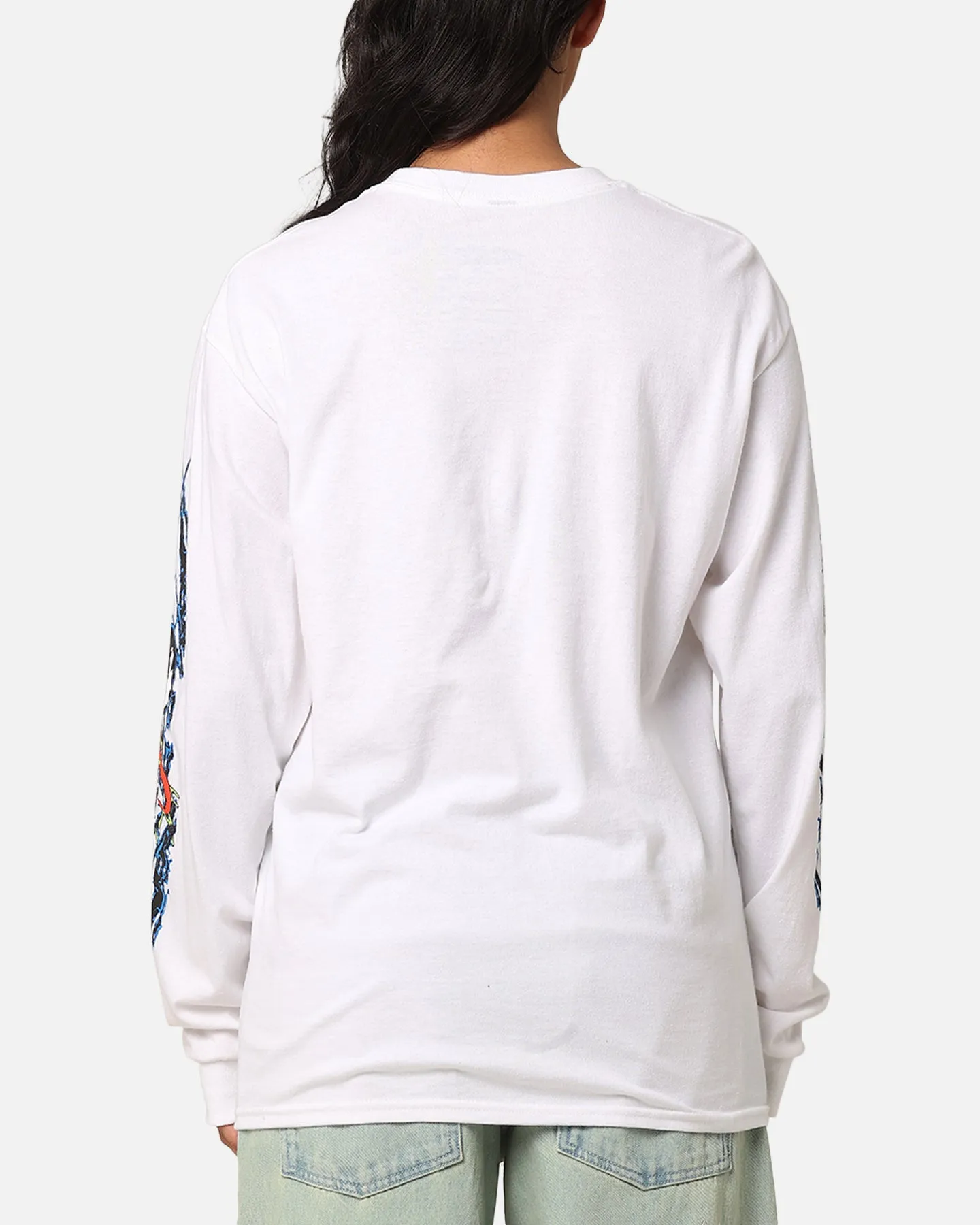 Goat Crew Marvel Spider-Man Y2K Venom Long Sleeve T-Shirt White sold by Culture Kings product image thumbnail 3