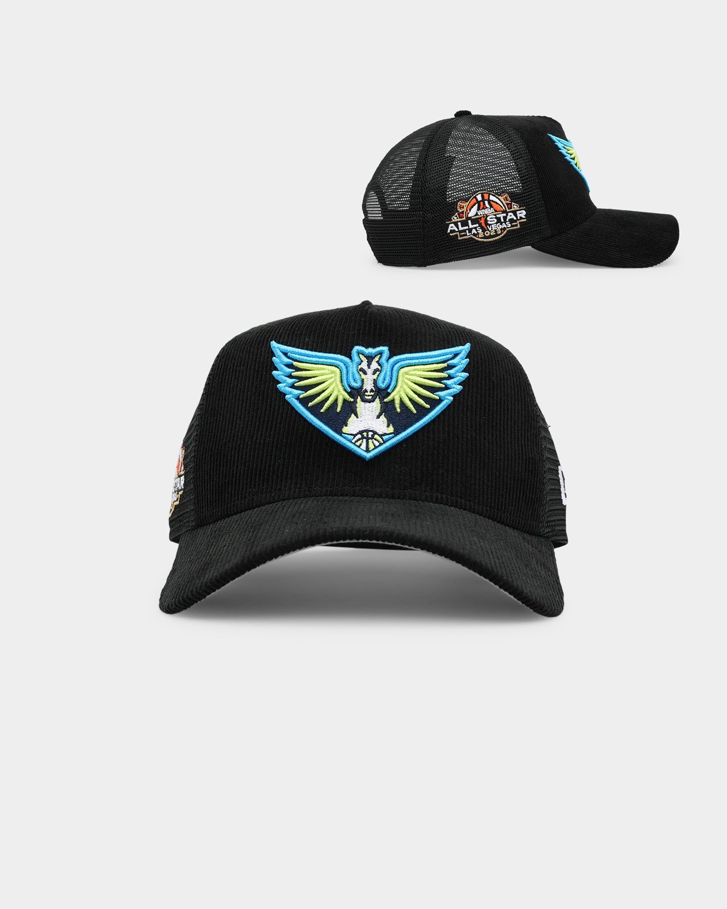 New Era Women's Dallas Wings 'WNBA All Star' 9FORTY A-Frame Trucker Snapback Black sold by Culture Kings