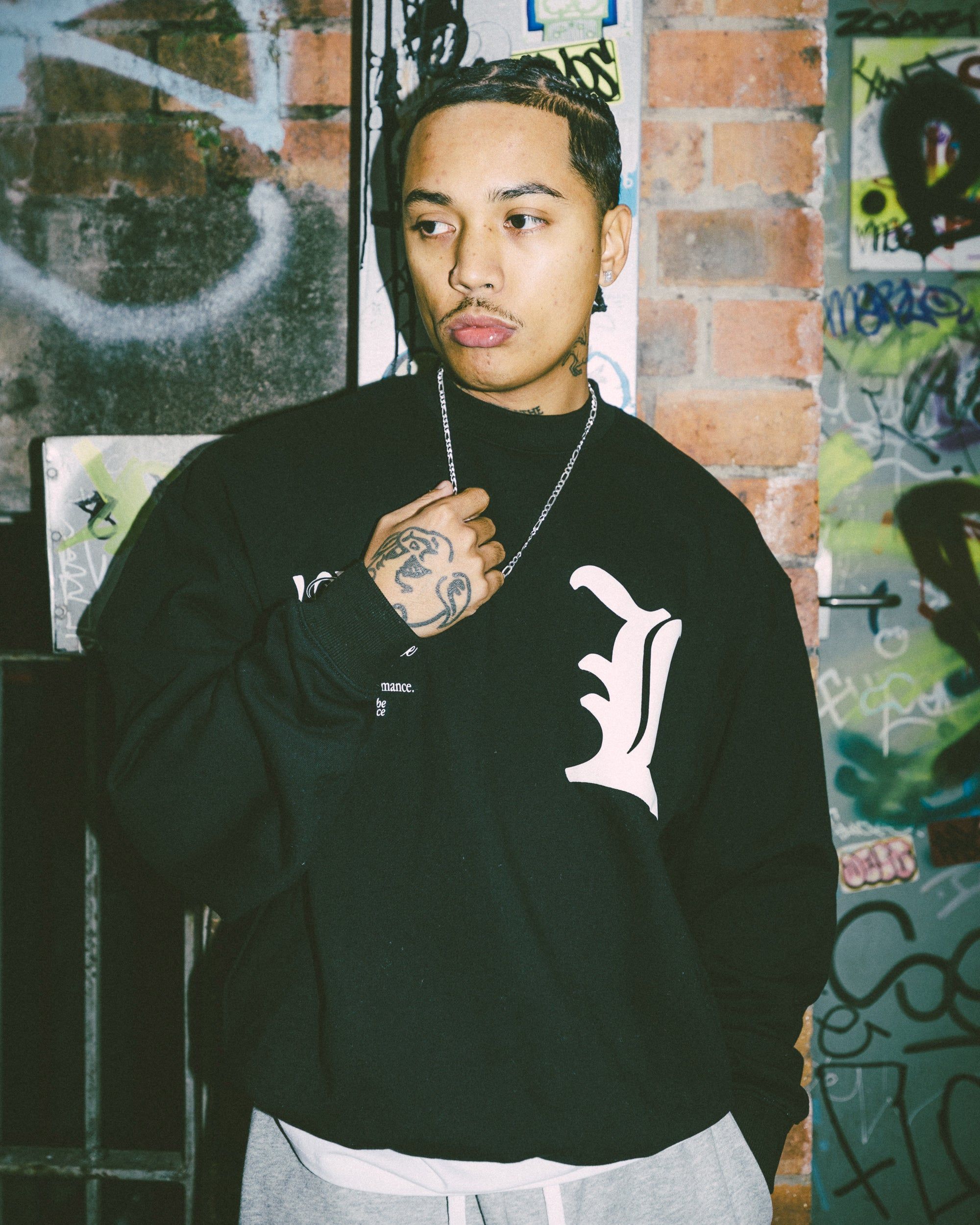 Loiter Art Studio Crewneck Black sold by Culture Kings