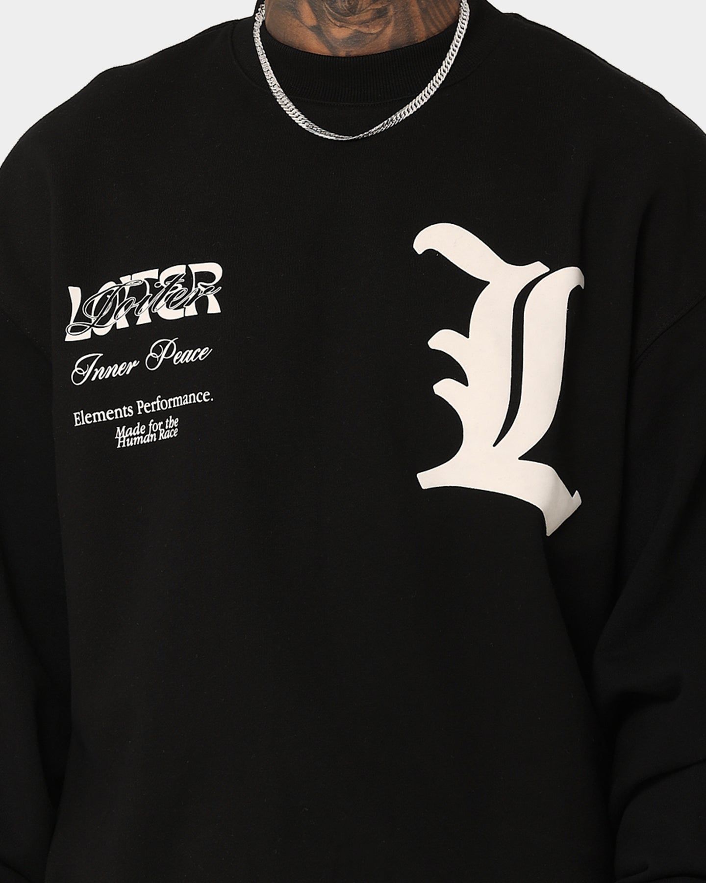 Loiter Art Studio Crewneck Black sold by Culture Kings product image thumbnail 5