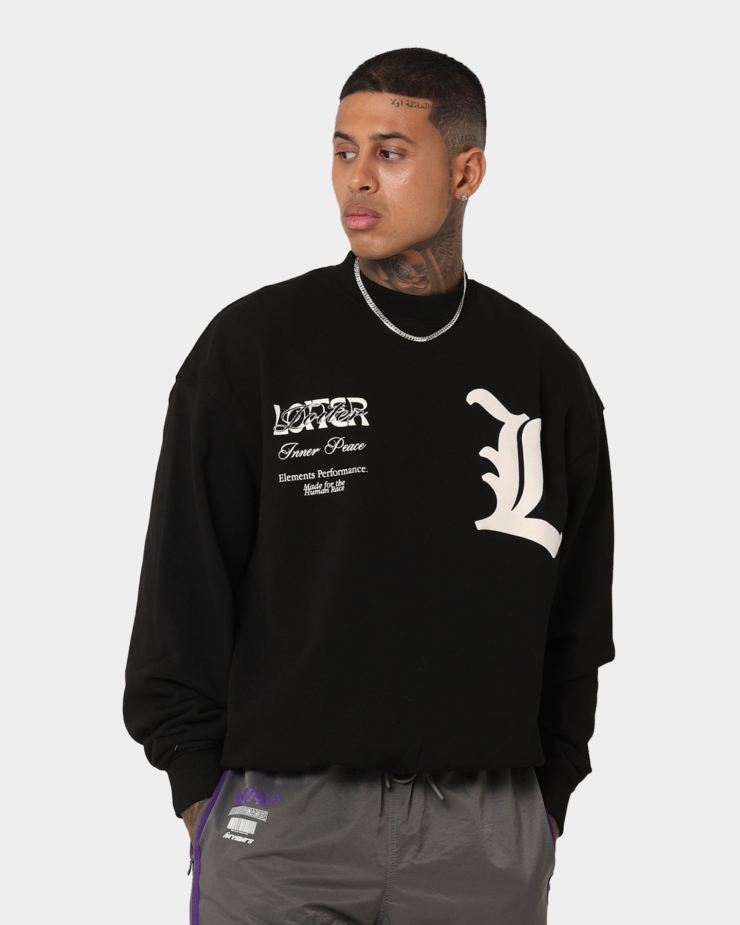 Loiter Art Studio Crewneck Black sold by Culture Kings product image thumbnail 2