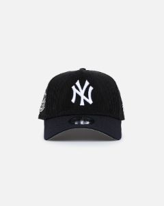 New Era New York Yankees '2-Tone Corduroy' 9FORTY A-Frame Snapback Black sold by Culture Kings