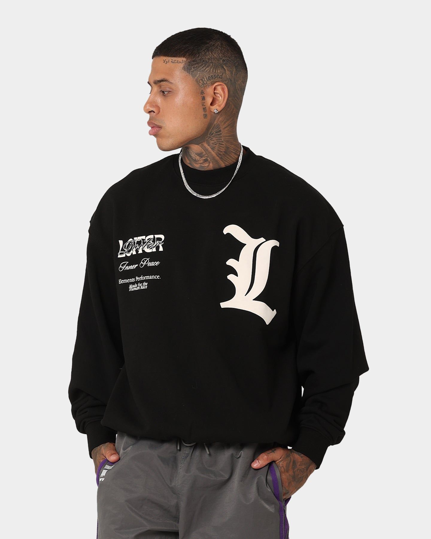 Loiter Art Studio Crewneck Black sold by Culture Kings product image thumbnail 8