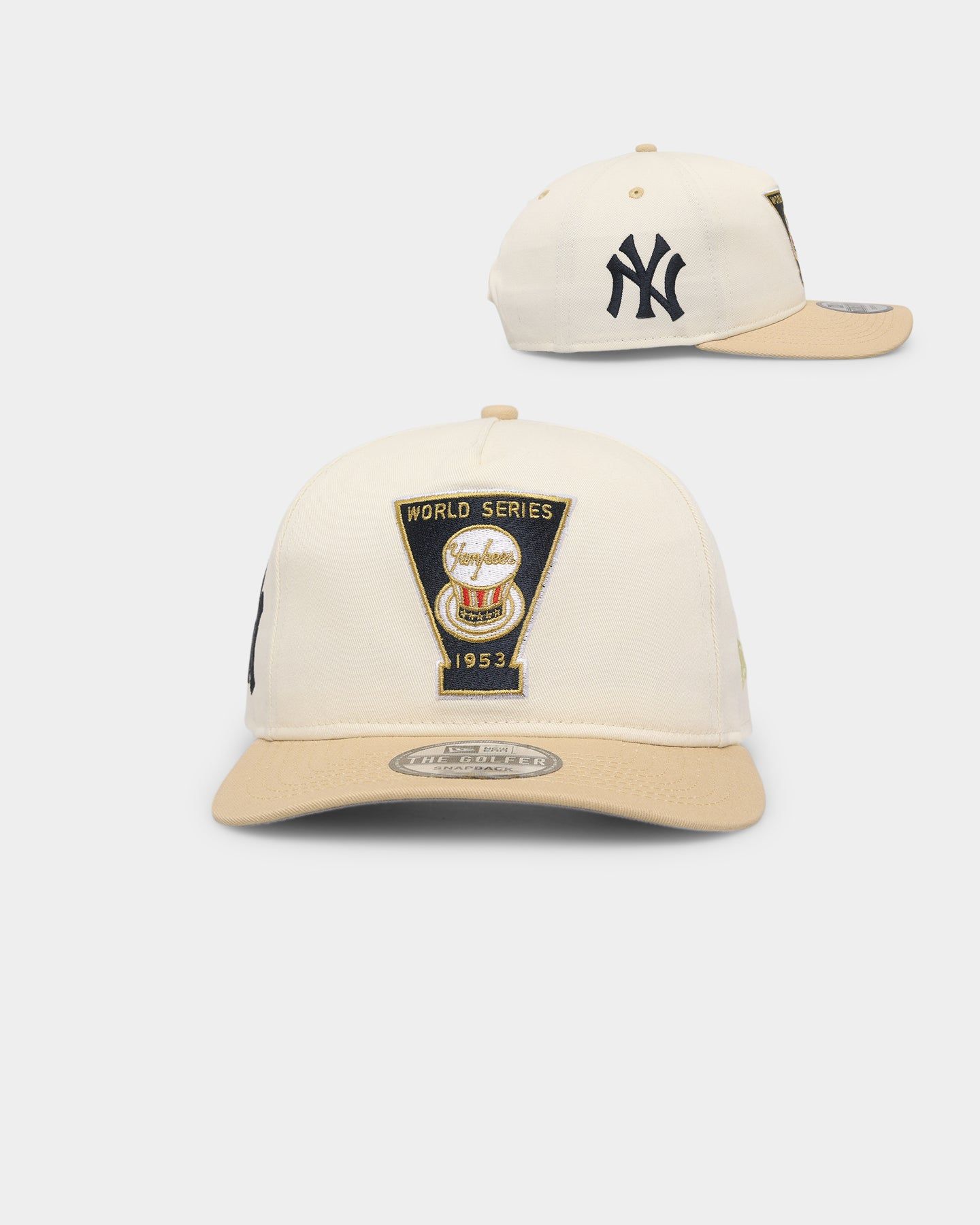 New Era New York Yankees '1950s World Series Through The Decades' Golfer Snapback Chrome White sold by Culture Kings