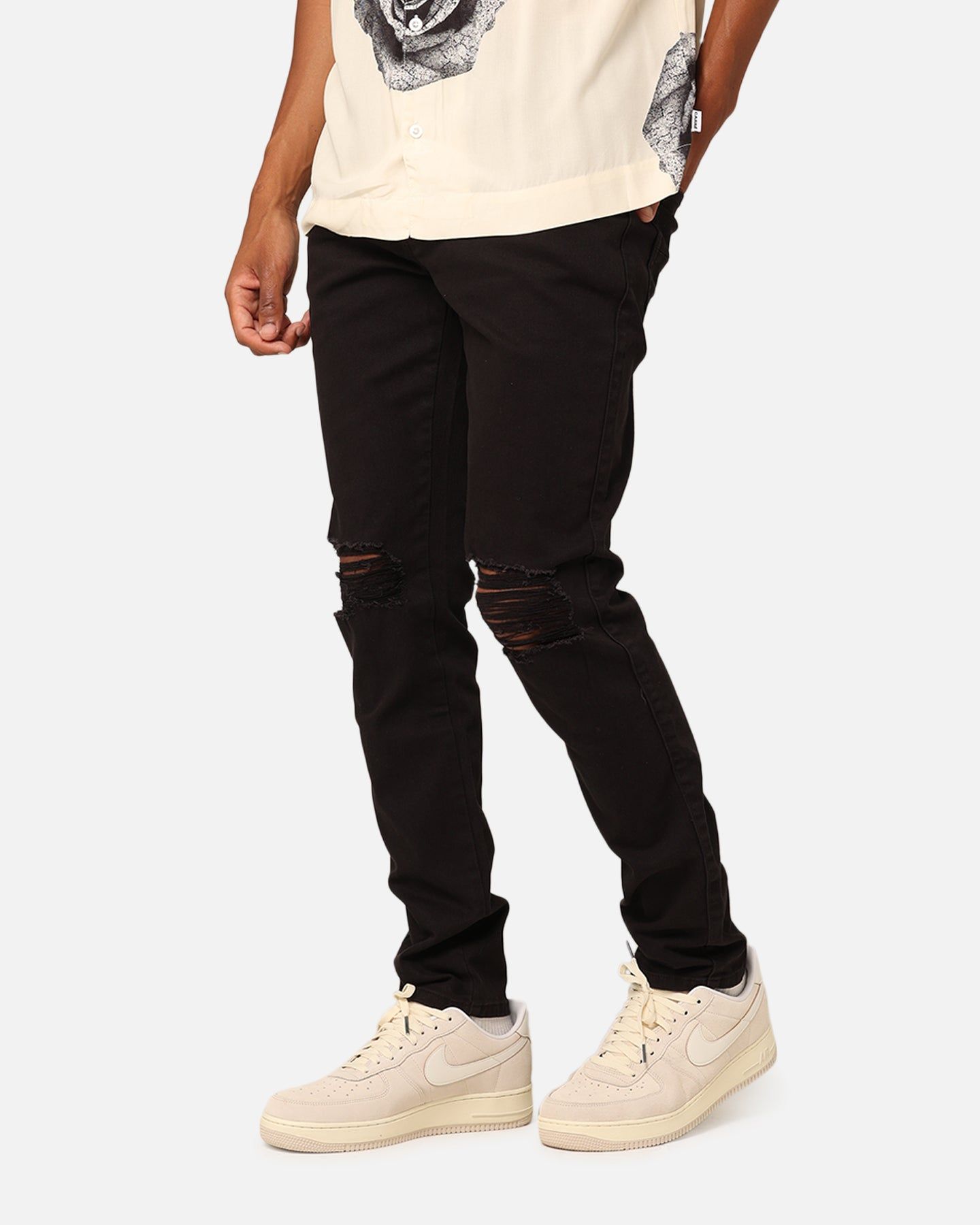 Carre Daily Distressed Jeans Black sold by Culture Kings