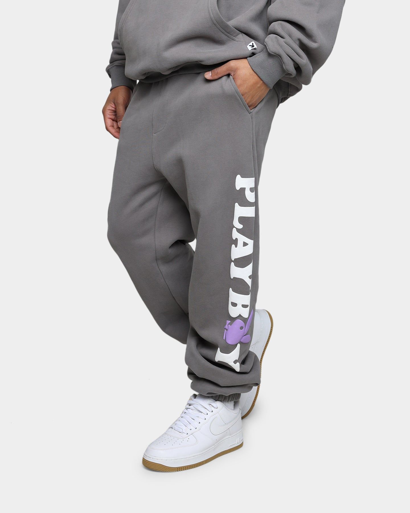 Playboy By CK Wordmark Trackpants Grey sold by Culture Kings product image thumbnail 5