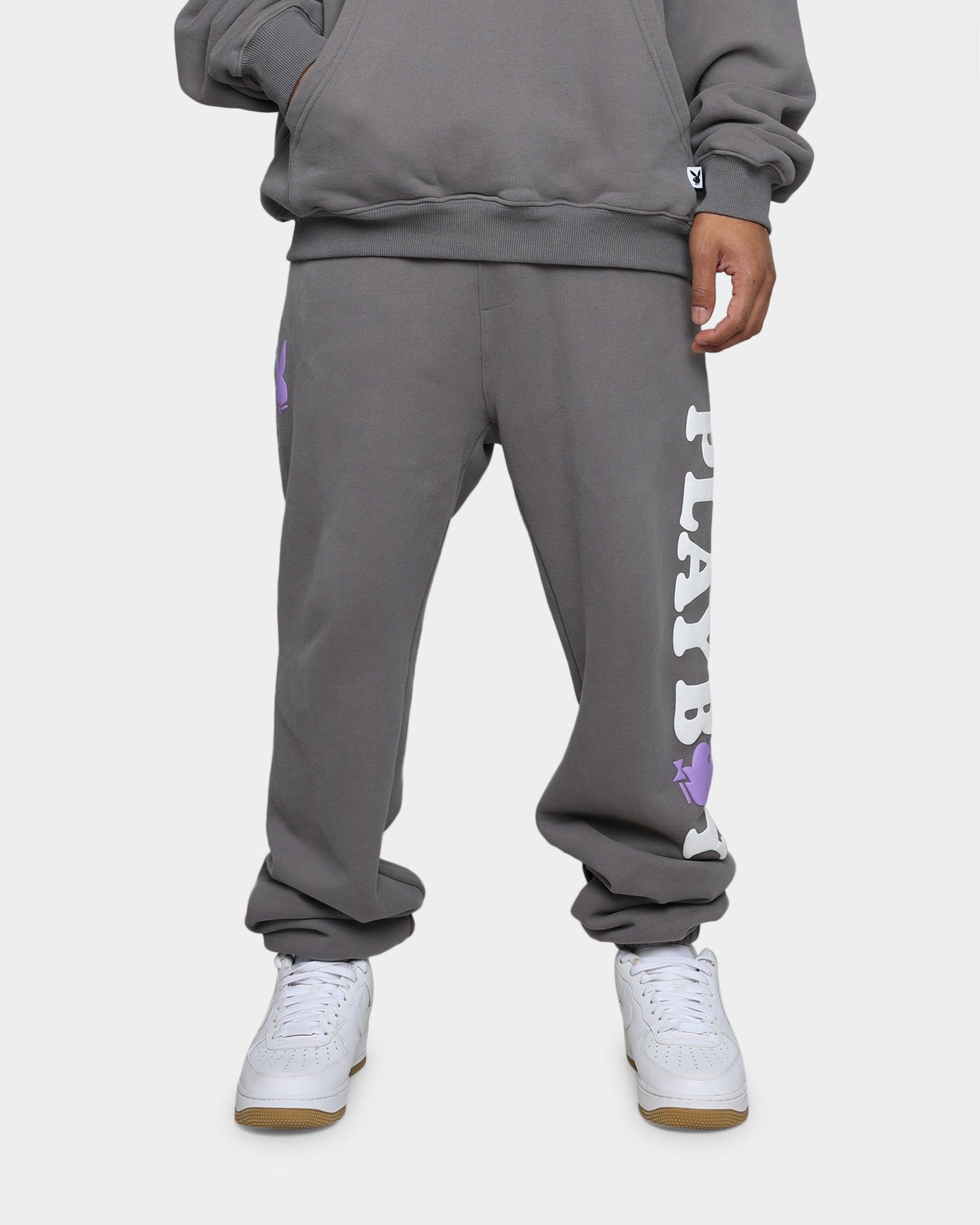 Playboy By CK Wordmark Trackpants Grey sold by Culture Kings