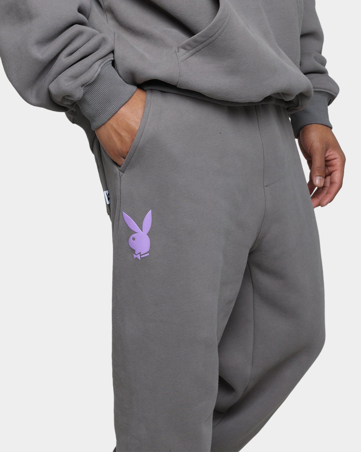Playboy By CK Wordmark Trackpants Grey sold by Culture Kings product image thumbnail 6