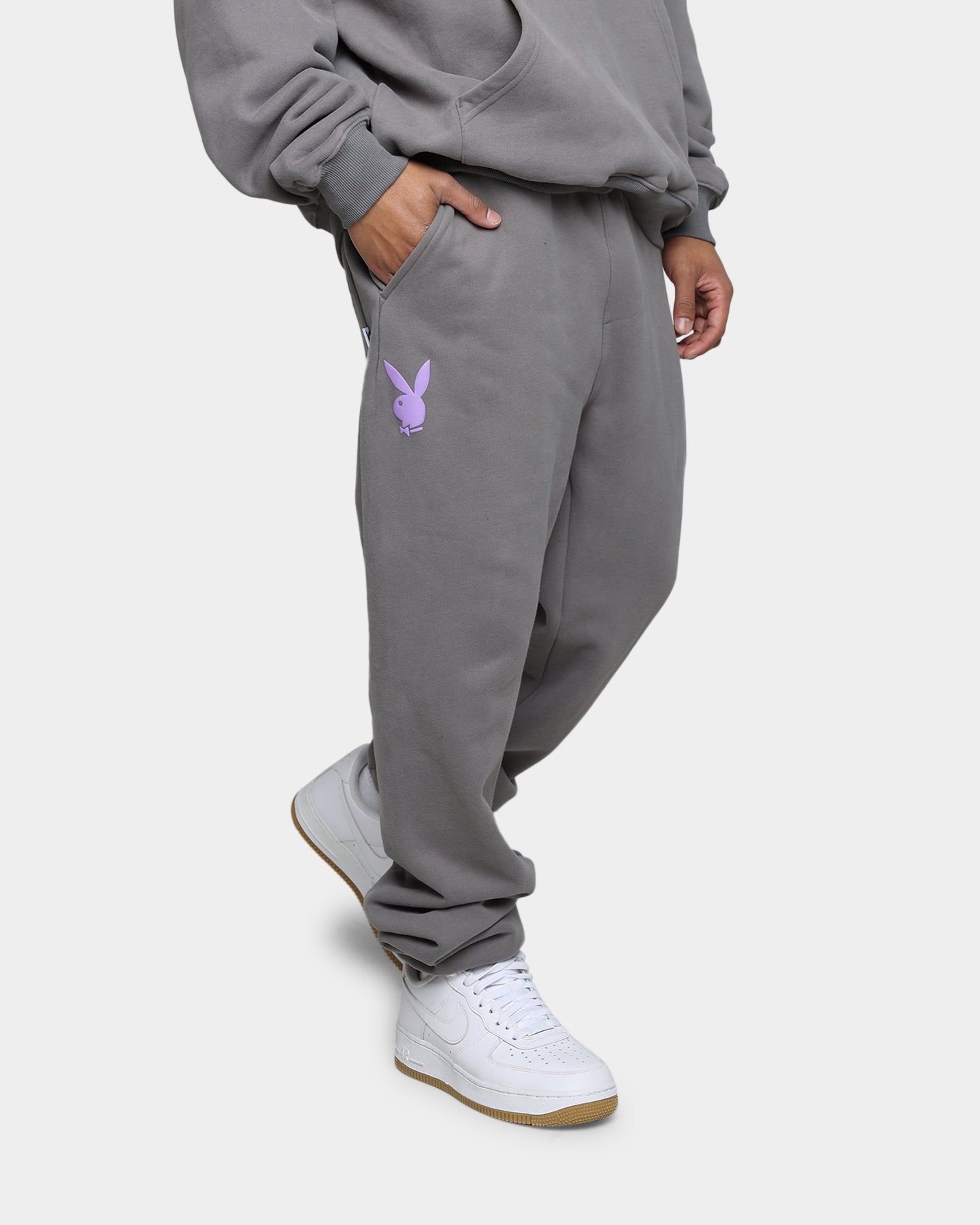 Playboy By CK Wordmark Trackpants Grey sold by Culture Kings product image thumbnail 4