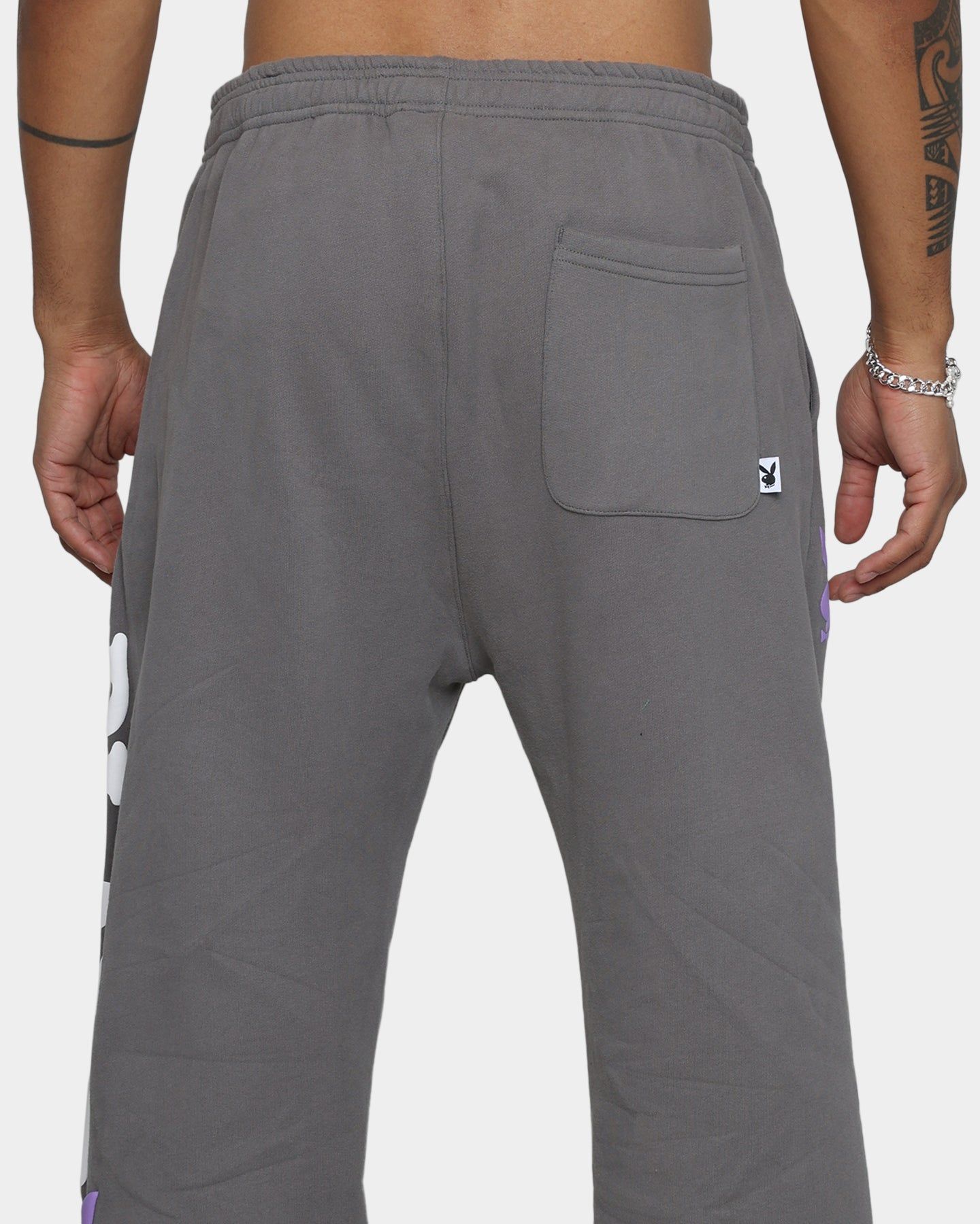 Playboy By CK Wordmark Trackpants Grey sold by Culture Kings product image thumbnail 9