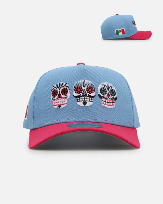 New Era Mexican Sugar Skull 'Sky Blue' 9FORTY Snapback Sky Blue sold by Culture Kings