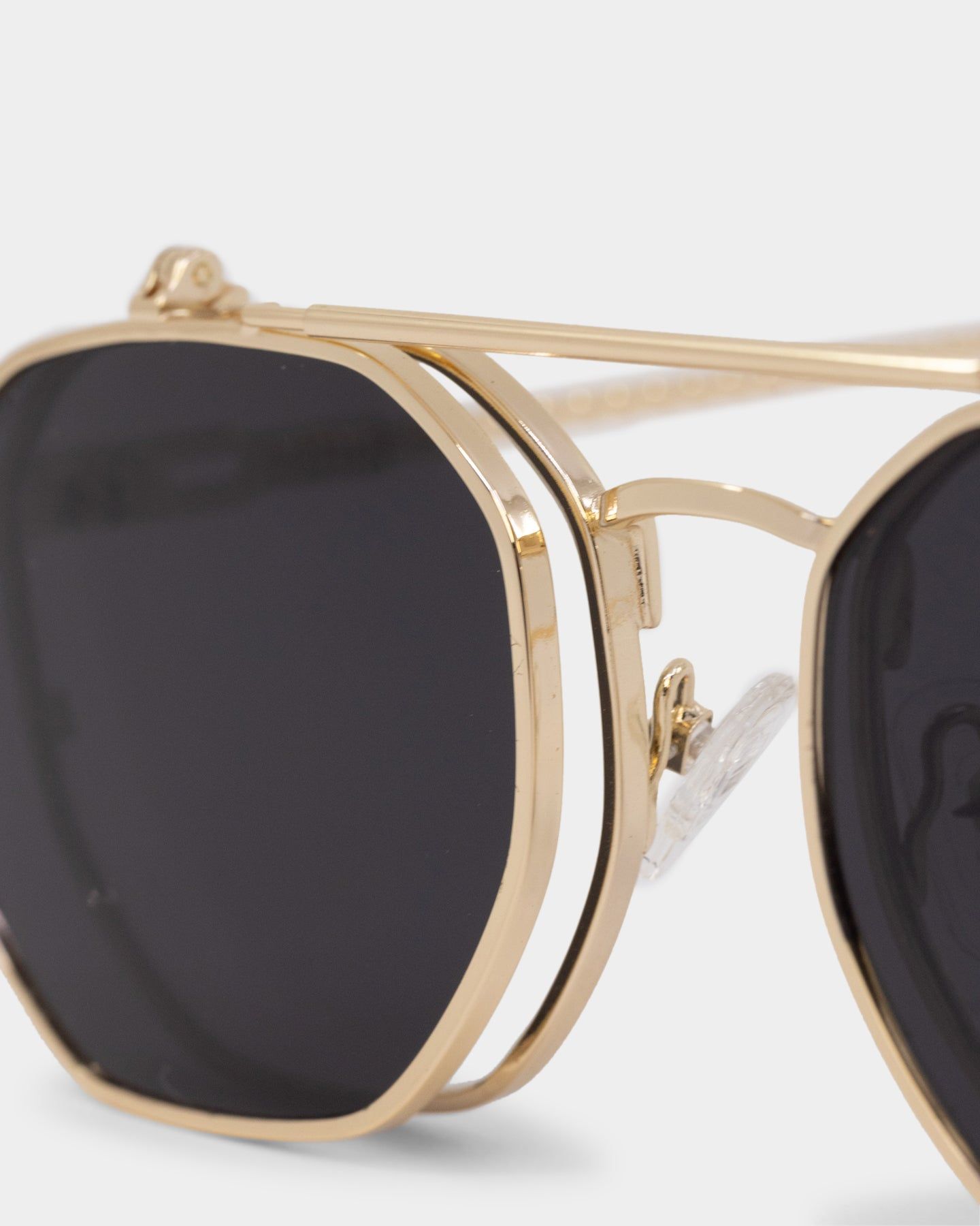 Belvoir & Co Ramar Flip Sunglasses Gold/Black sold by Culture Kings product image thumbnail 8