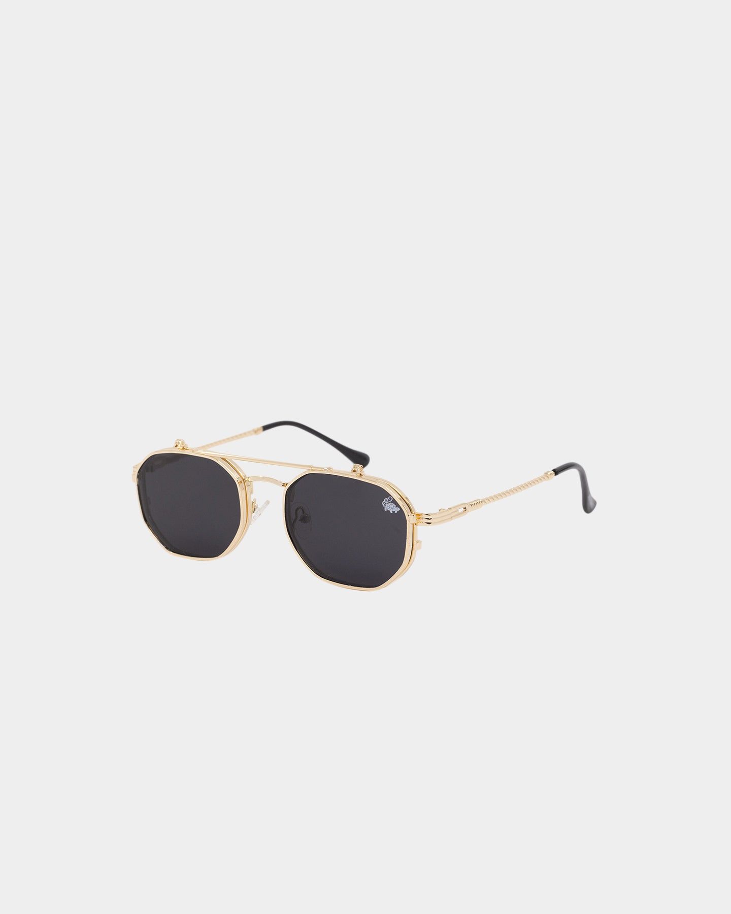 Belvoir & Co Ramar Flip Sunglasses Gold/Black sold by Culture Kings