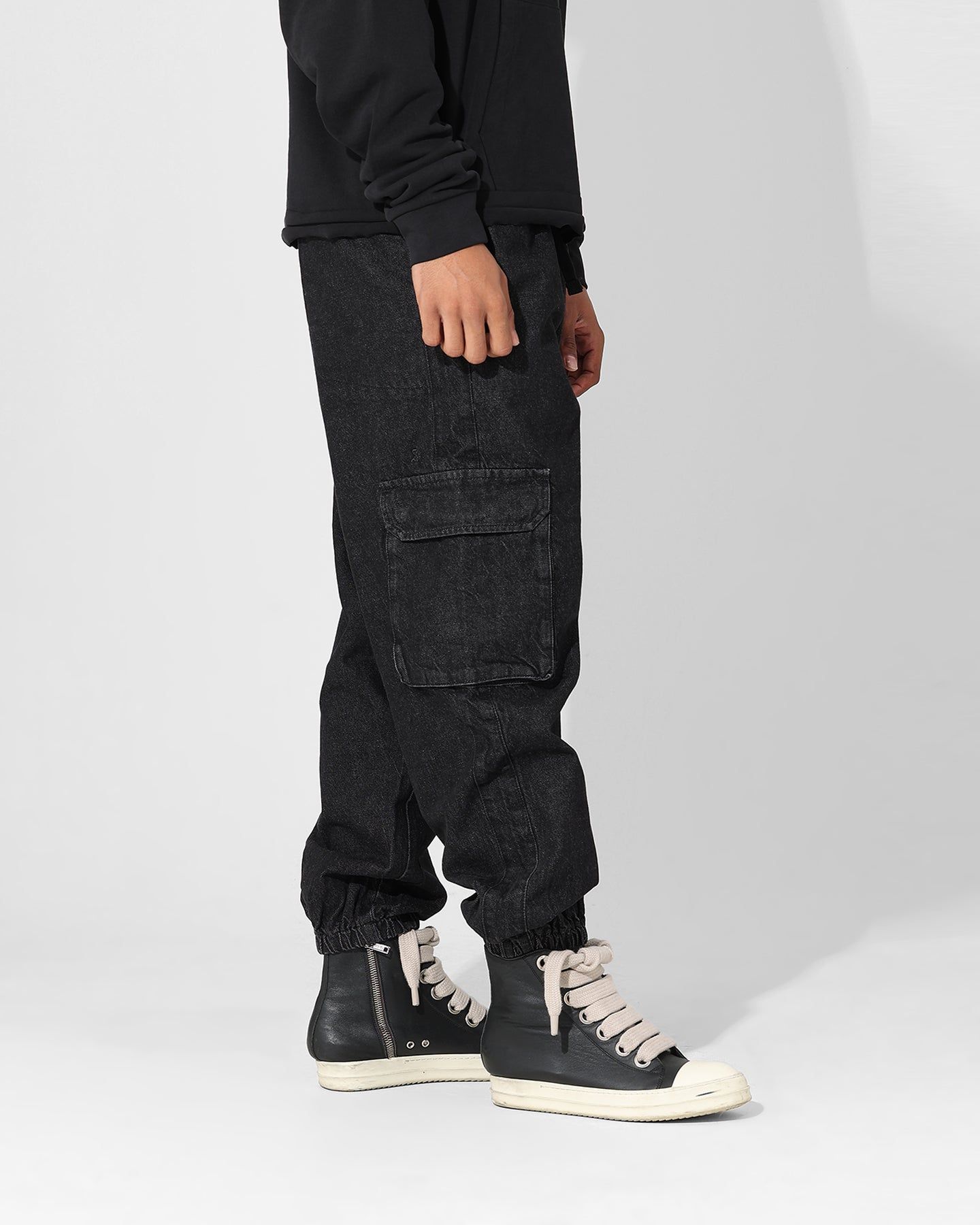 Saint Morta Pertex Baggy Jogger Black Stonewash sold by Culture Kings product image thumbnail 5