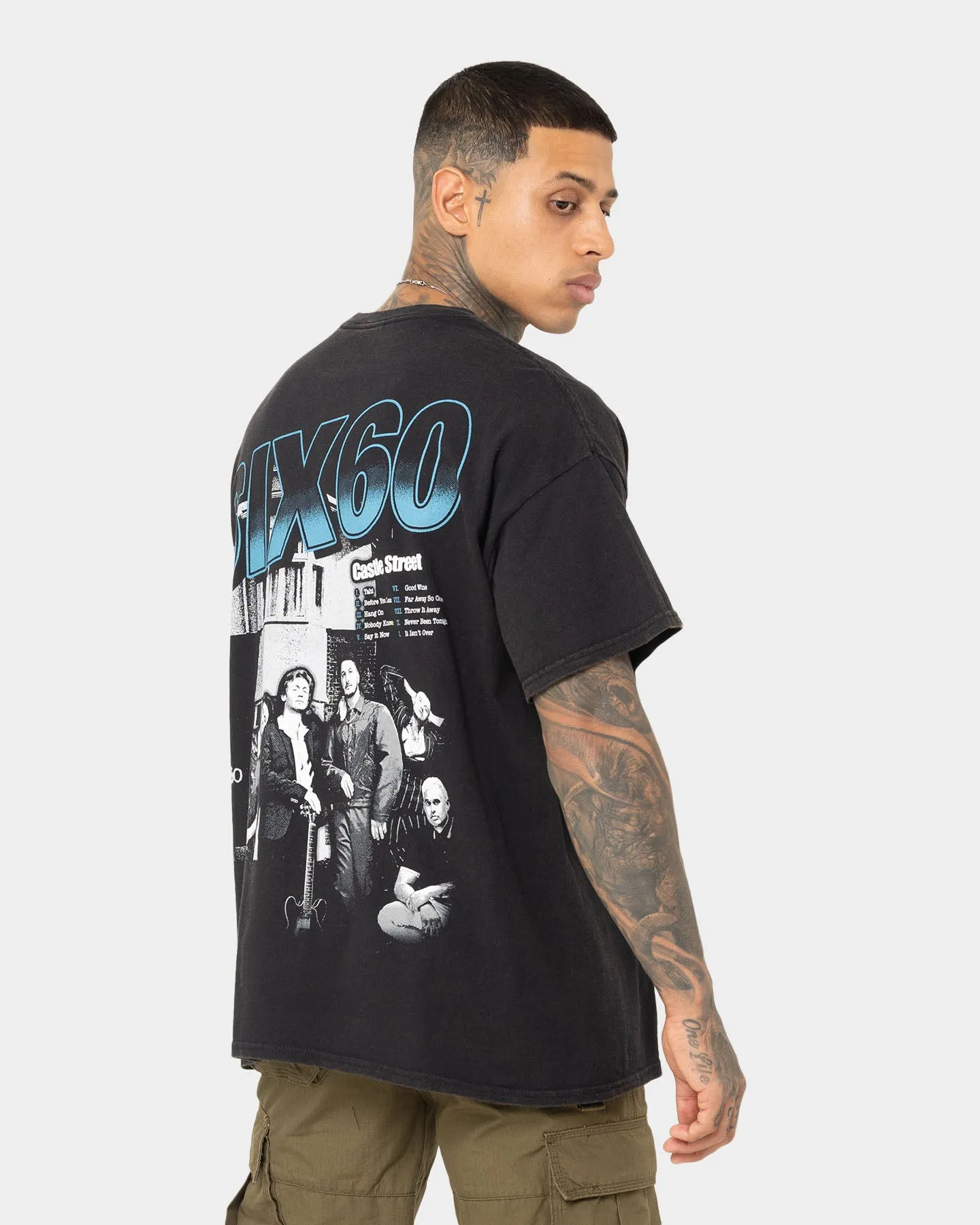 Six60 Merch Six60 Merch Vintage T-Shirt Black Wash sold by Culture Kings