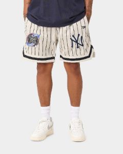 New Era New York Yankees Mesh Short Light Beige sold by Culture Kings