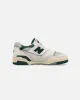 New Balance 550 "Sea Salt" White/Green sold by Culture Kings