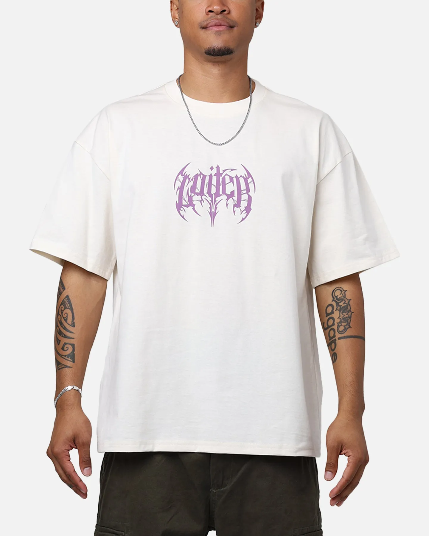 Loiter Metal T-Shirt Off-White sold by Culture Kings product image thumbnail 2