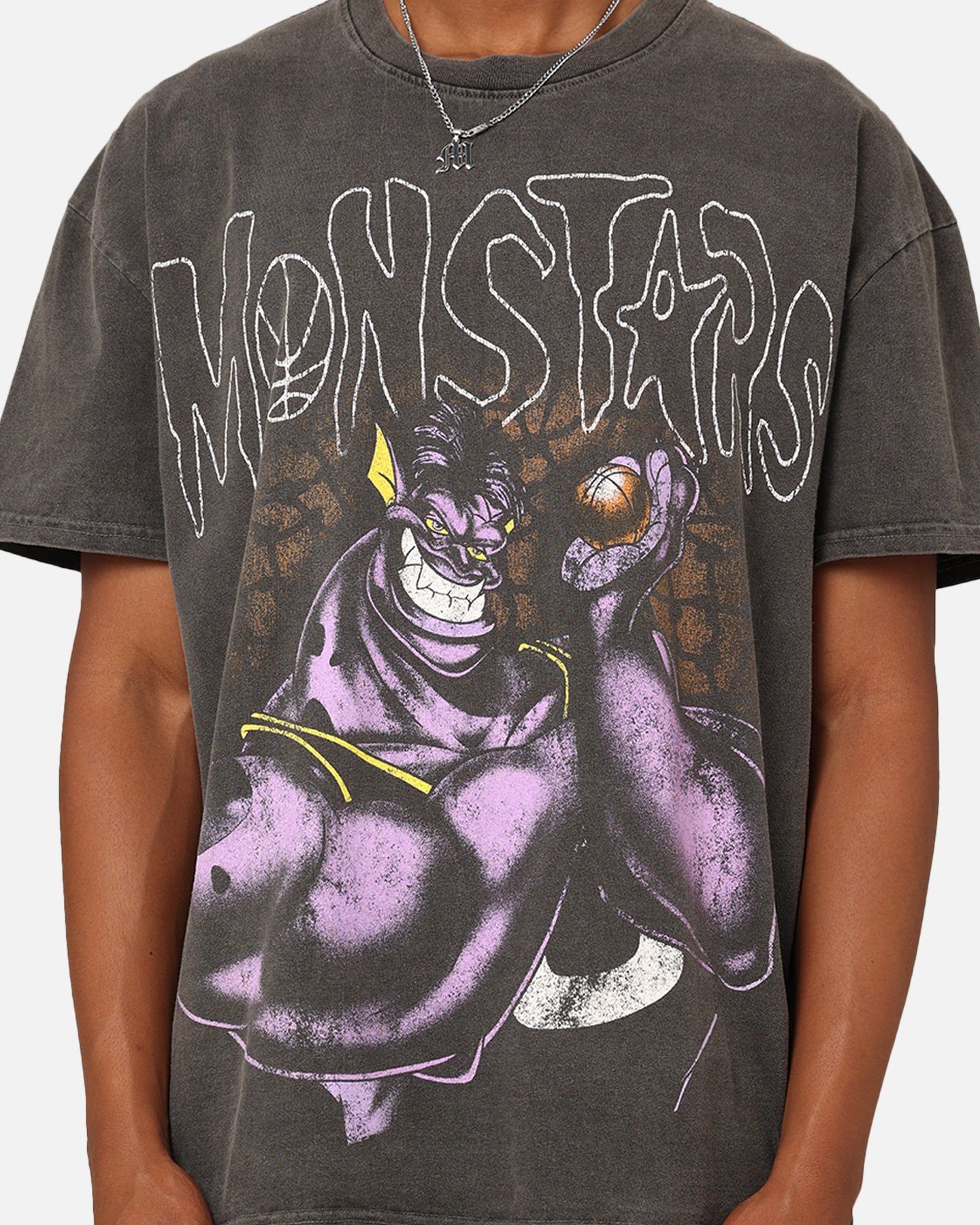 American Thrift X Space Jam Monstars Heavyweight Vintage T-Shirt Black Wash sold by Culture Kings product image thumbnail 4