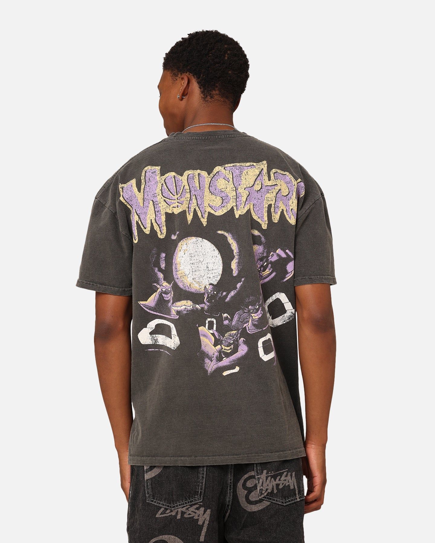 American Thrift X Space Jam Monstars Heavyweight Vintage T-Shirt Black Wash sold by Culture Kings product image thumbnail 2