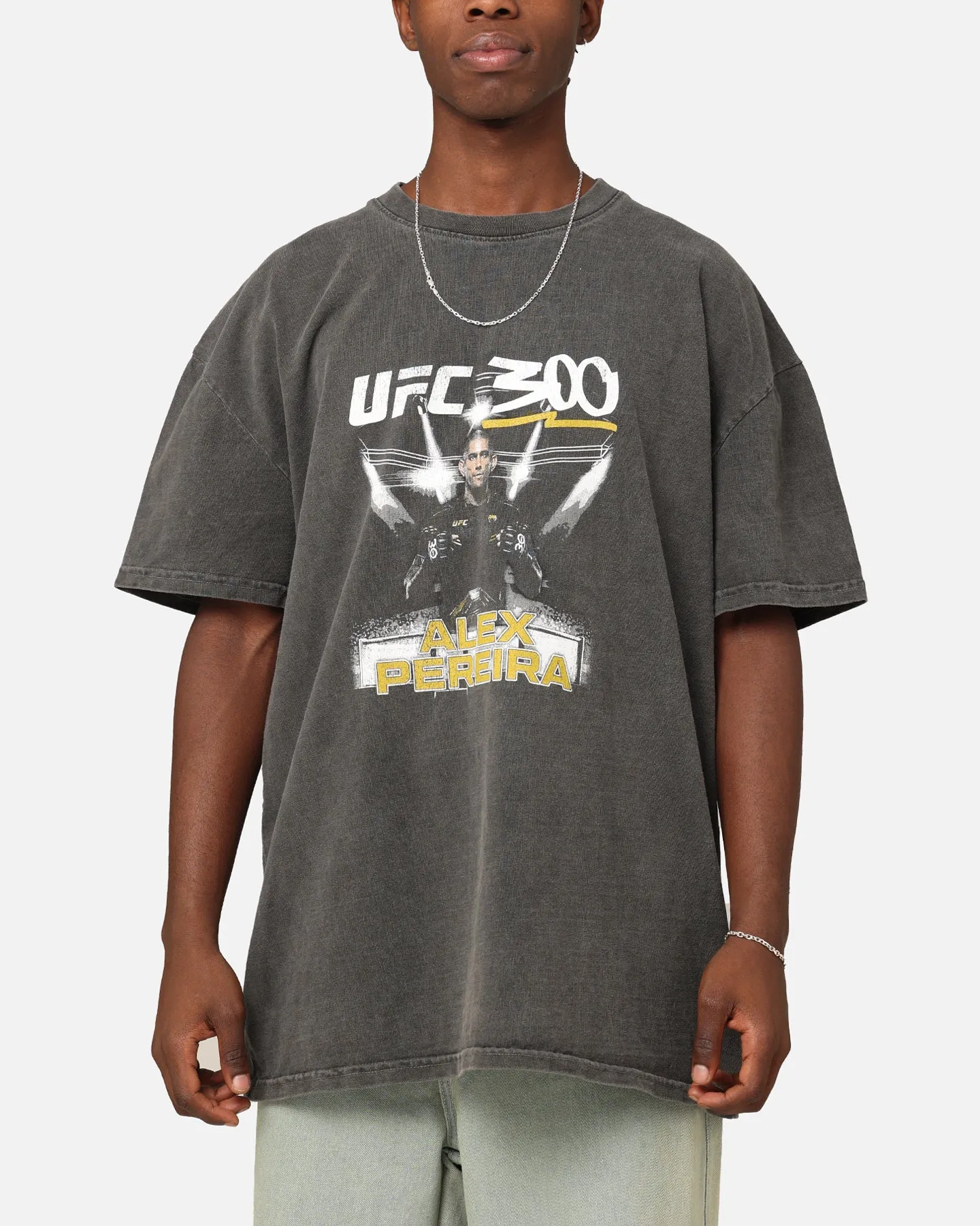 UFC By Culture Kings Alex "Poatan" Pereira 300 Heavyweight T-Shirt Black Wash sold by Culture Kings product image thumbnail 2