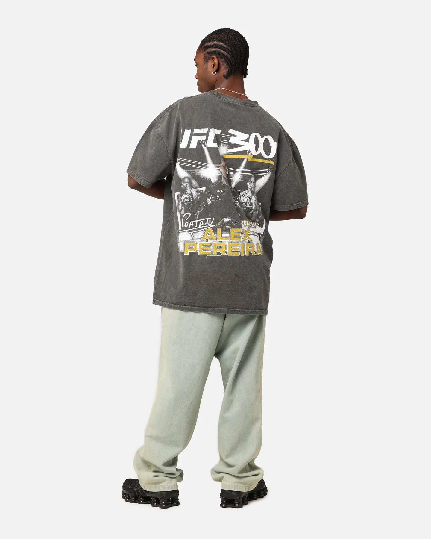 UFC By Culture Kings Alex "Poatan" Pereira 300 Heavyweight T-Shirt Black Wash sold by Culture Kings product image thumbnail 3