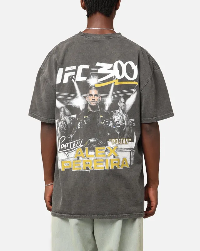 UFC By Culture Kings Alex "Poatan" Pereira 300 Heavyweight T-Shirt Black Wash sold by Culture Kings