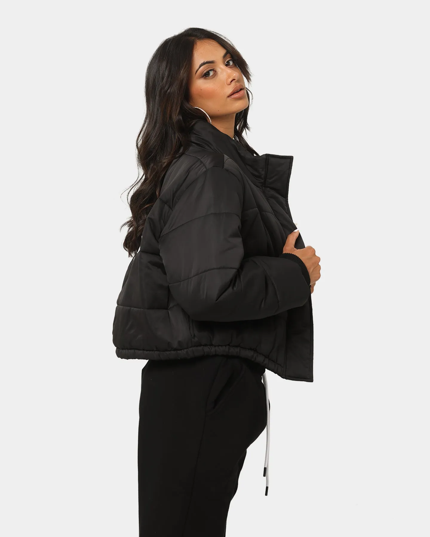 Nana Judy Women's Pepsi Crop Puffa Jacket Black sold by Culture Kings product image thumbnail 5