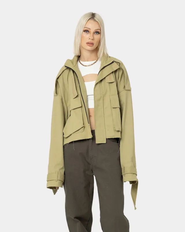 MNML Cropped M65 Jacket Khaki sold by Culture Kings