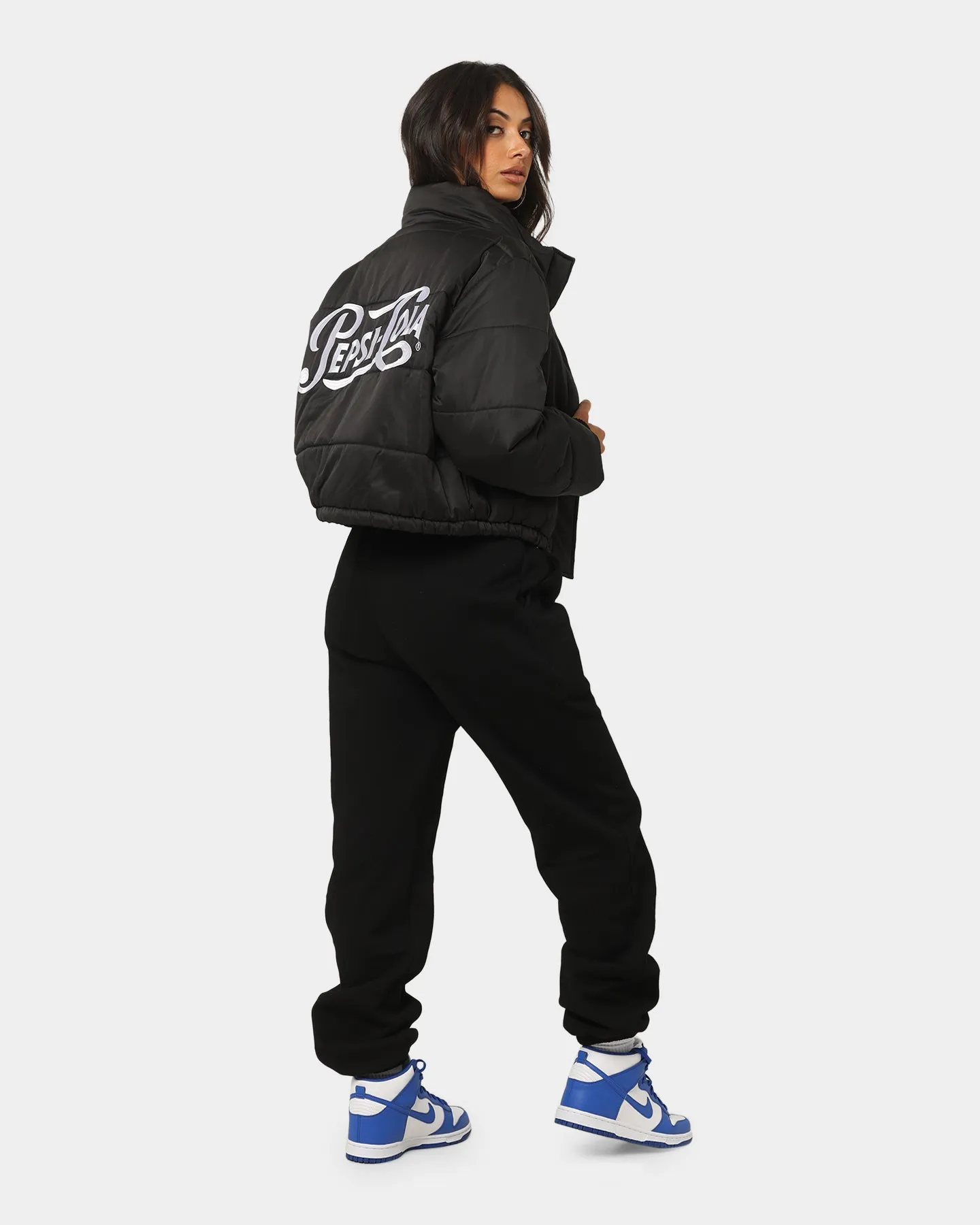 Nana Judy Women's Pepsi Crop Puffa Jacket Black sold by Culture Kings product image thumbnail 2