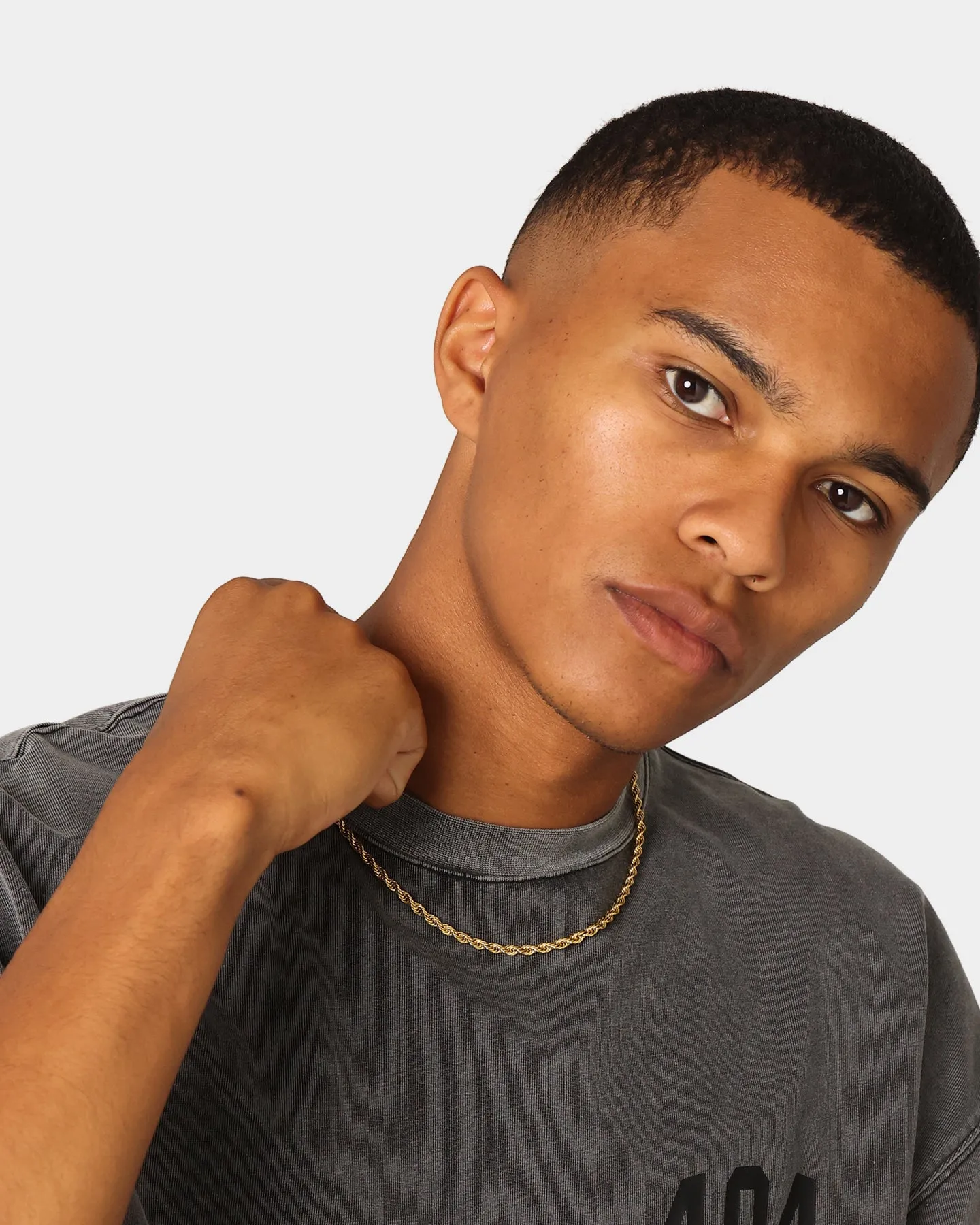 Saint Morta 4mm Rope Chain Gold sold by Culture Kings product image thumbnail 3