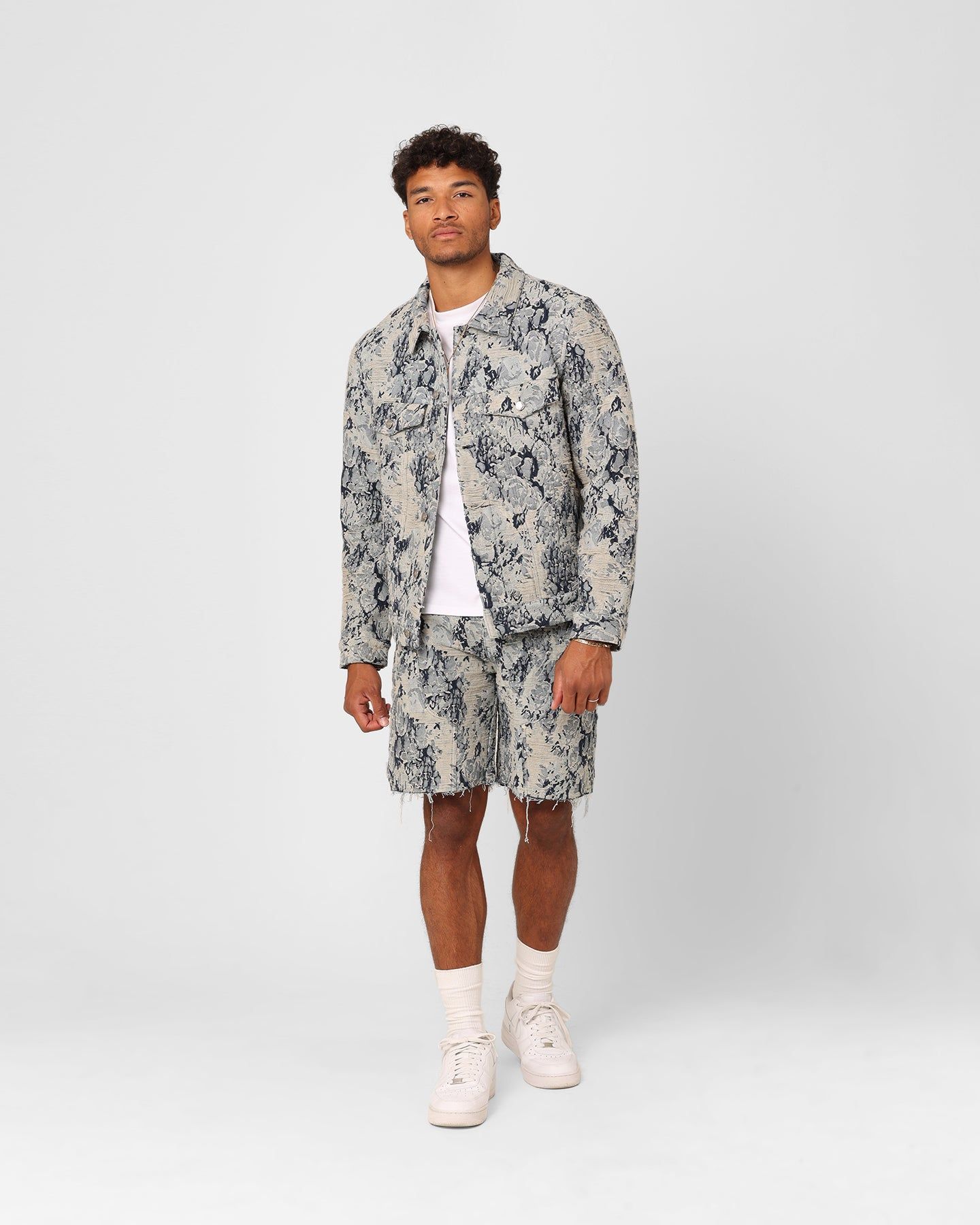 XXIII Rosa Jacquard Shorts Blue sold by Culture Kings product image thumbnail 2