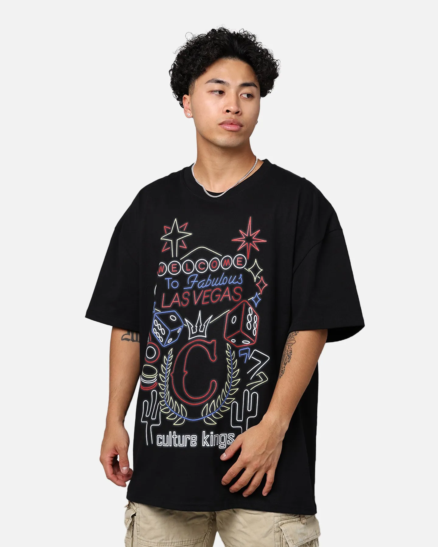 Culture Kings Sign Vegas T-Shirt Black sold by Culture Kings