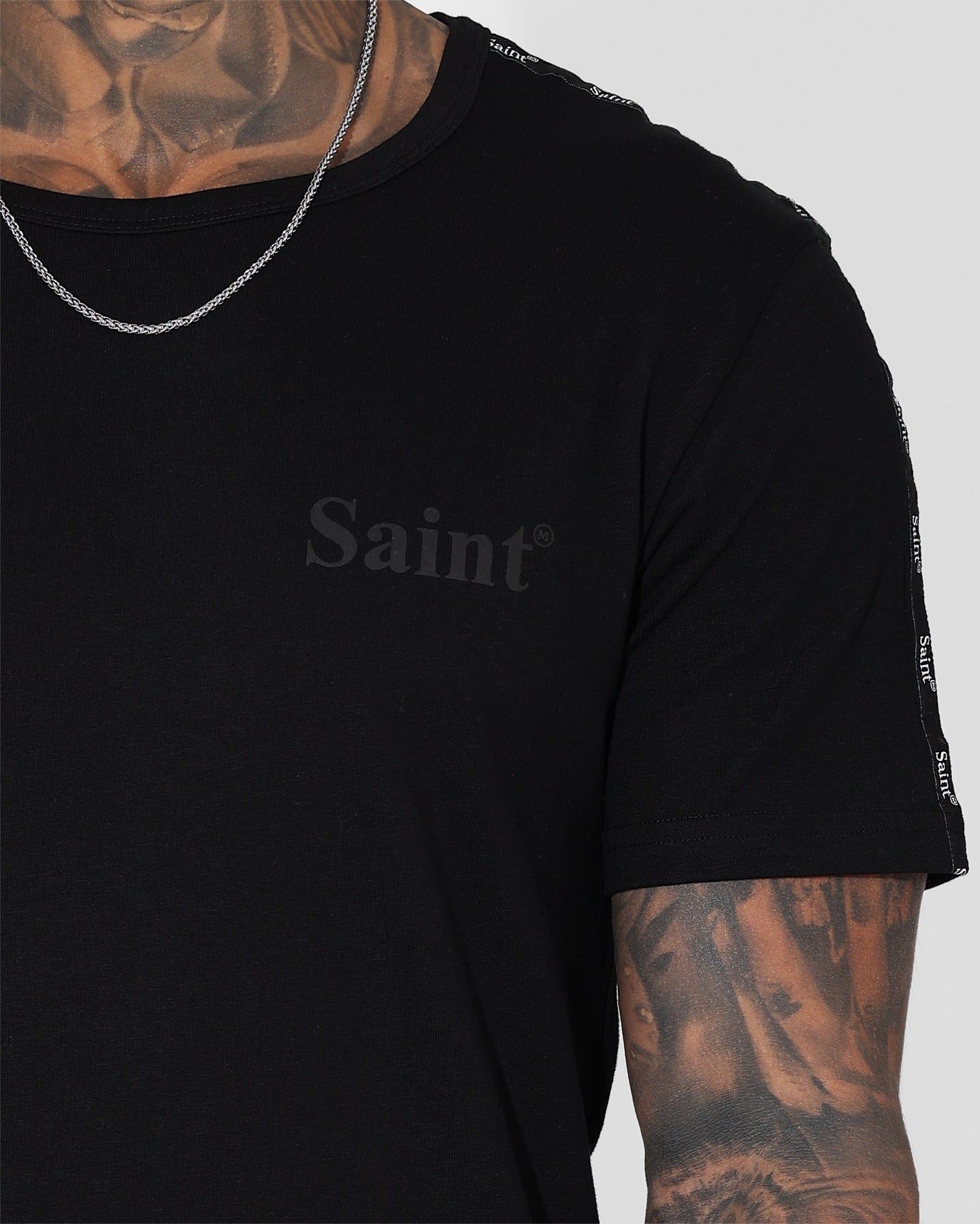 Saint Morta Numeraire Sport El Duplo T-Shirt Black/Black sold by Culture Kings product image thumbnail 3