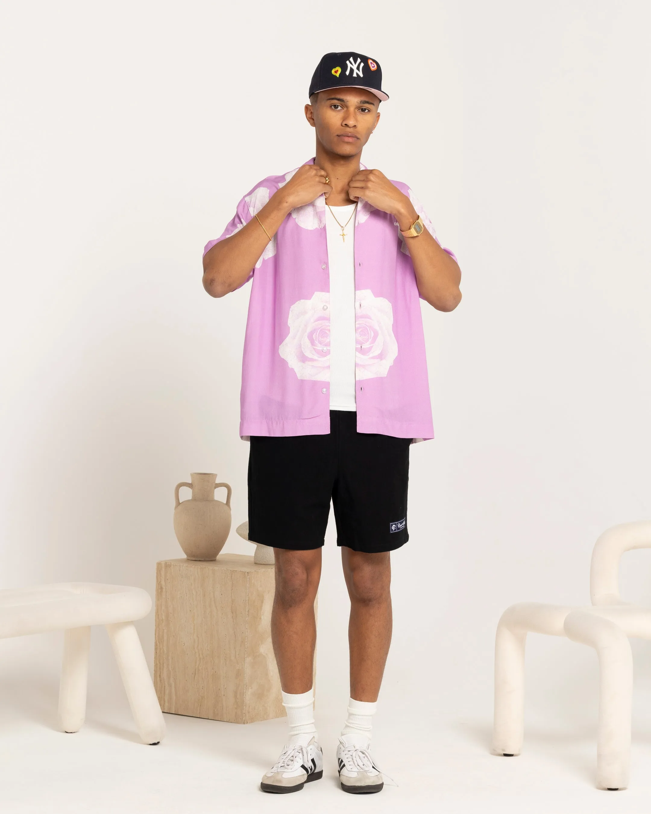 Carré Rose Bunch Button Up Shirt Pastel Purple sold by Culture Kings product image thumbnail 2