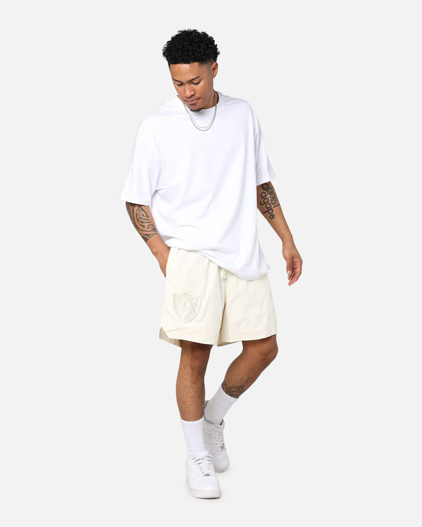 Pro Standard Las Vegas Raiders Neutral 2.0 Shorts Eggshell sold by Culture Kings product image thumbnail 2