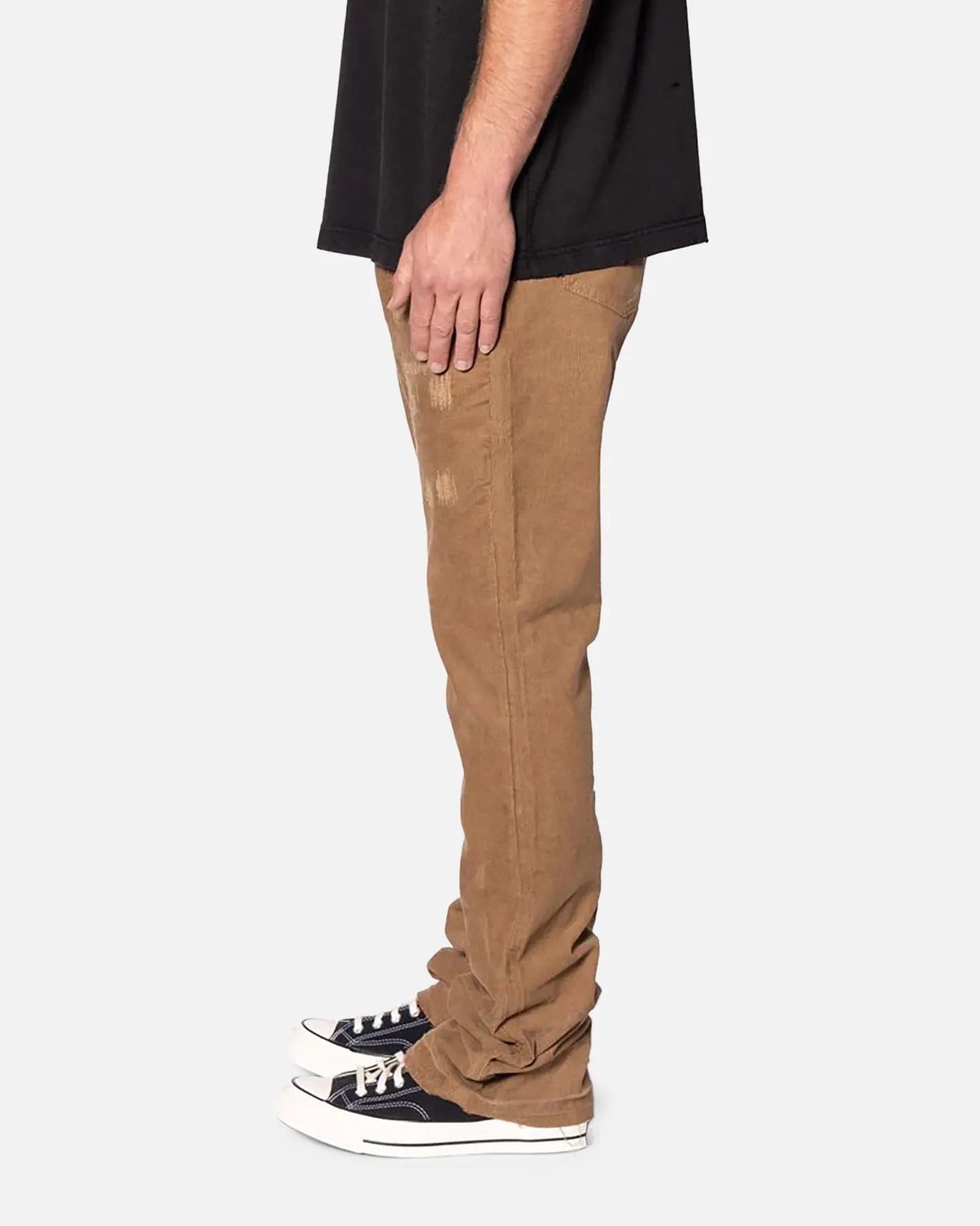 MNML B682 Flare Corduroy Repair Pants Brown sold by Culture Kings product image thumbnail 3