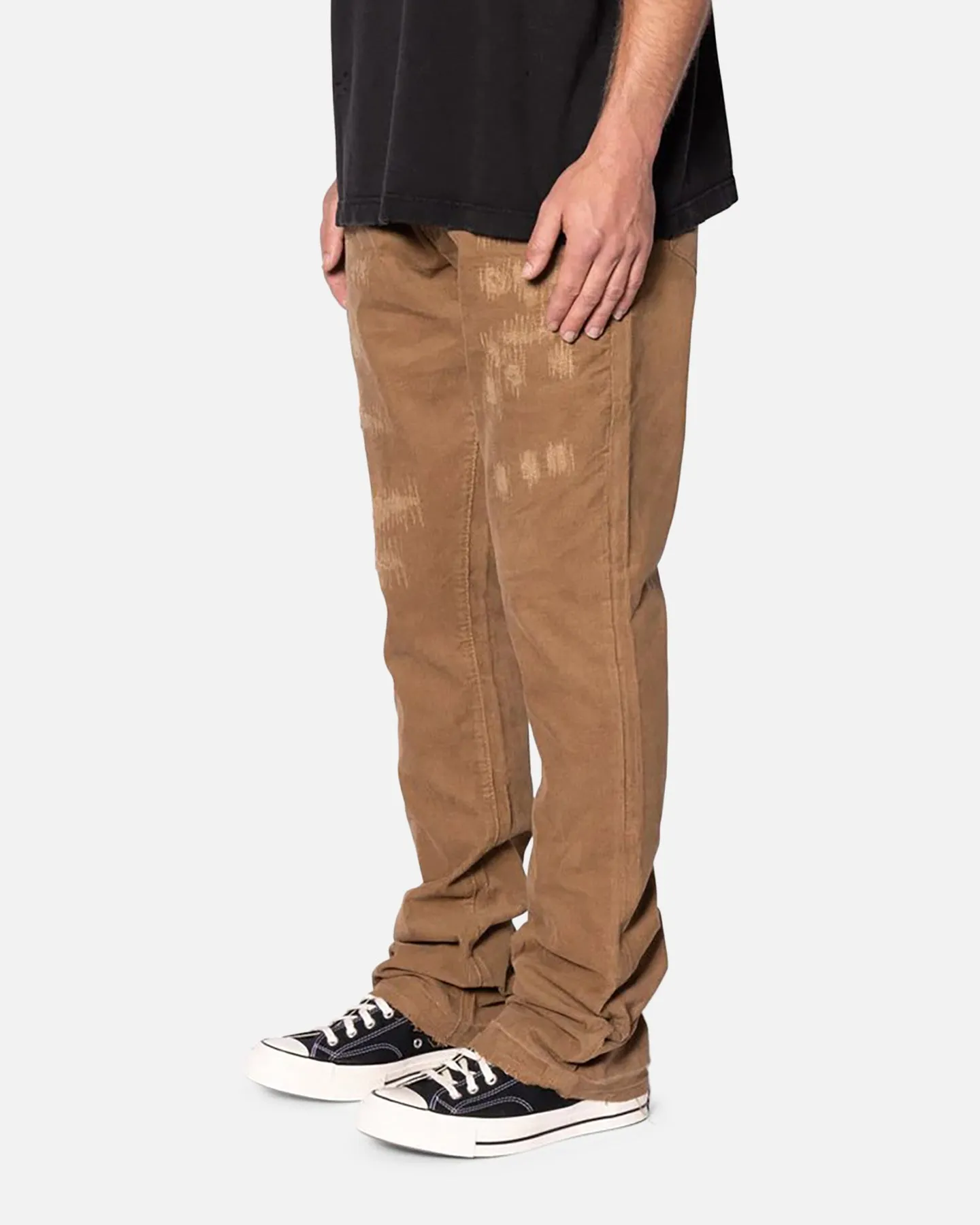 MNML B682 Flare Corduroy Repair Pants Brown sold by Culture Kings product image thumbnail 2