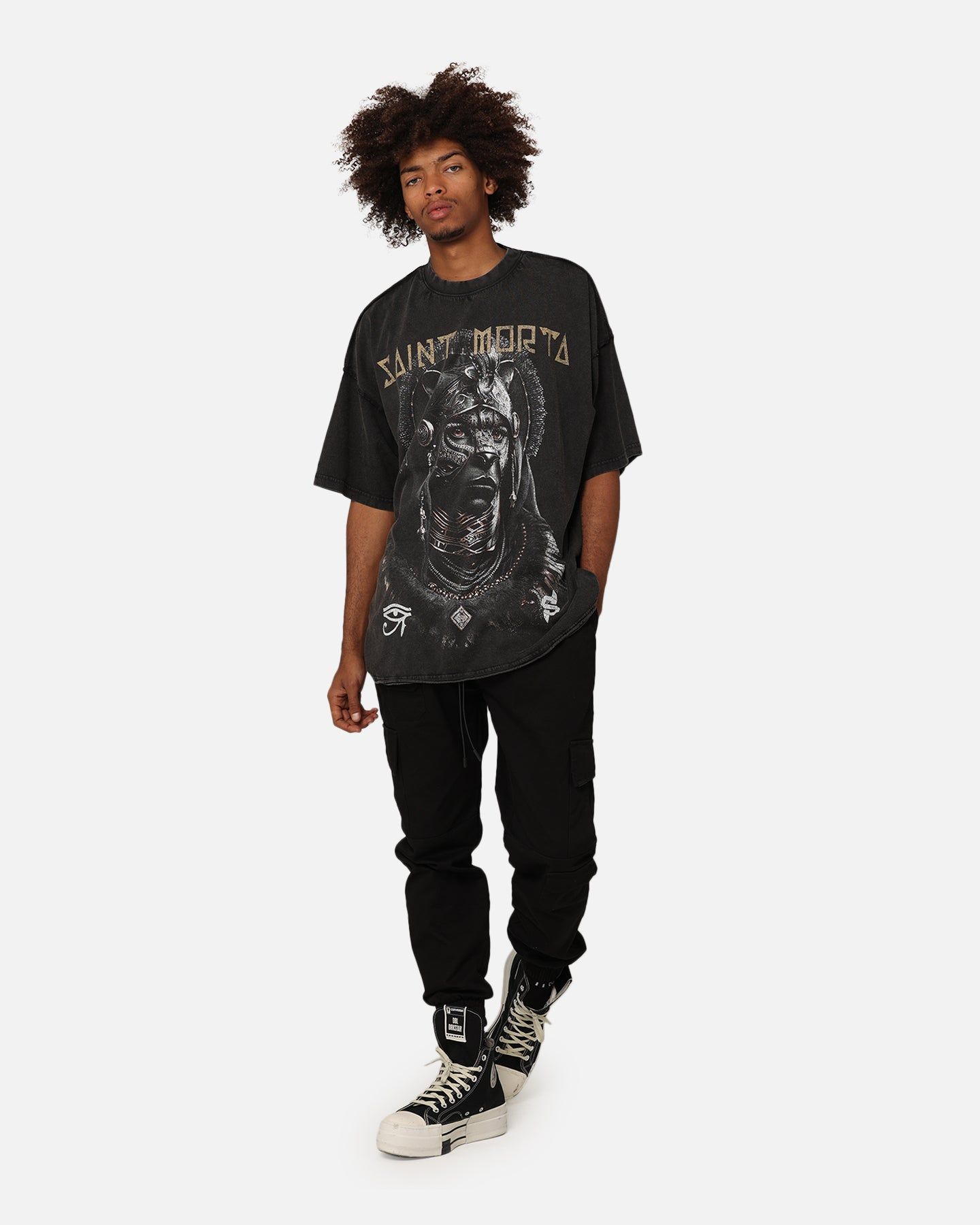 Saint Morta Shadow King T-Shirt Vintage Black sold by Culture Kings product image thumbnail 2