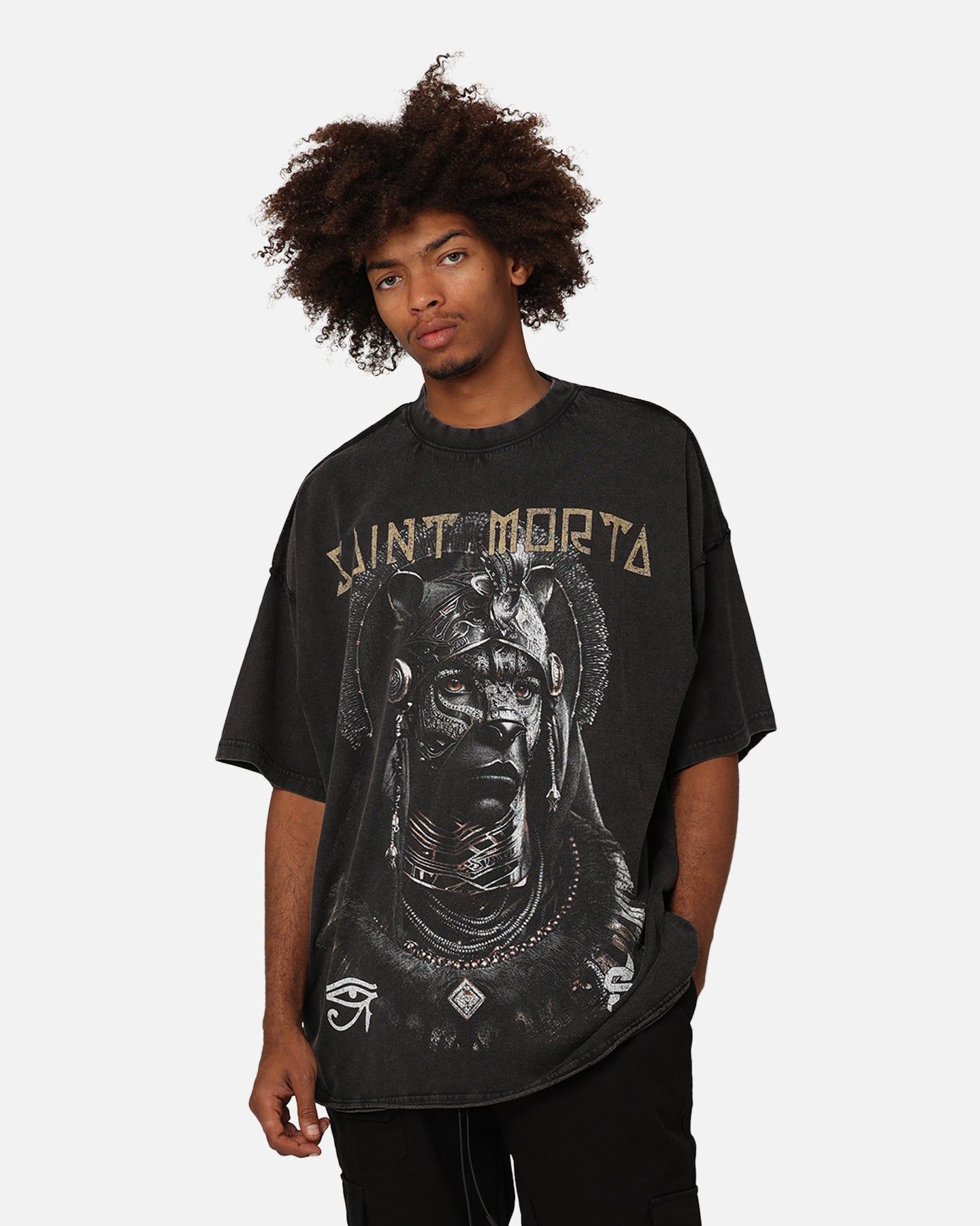 Saint Morta Shadow King T-Shirt Vintage Black sold by Culture Kings