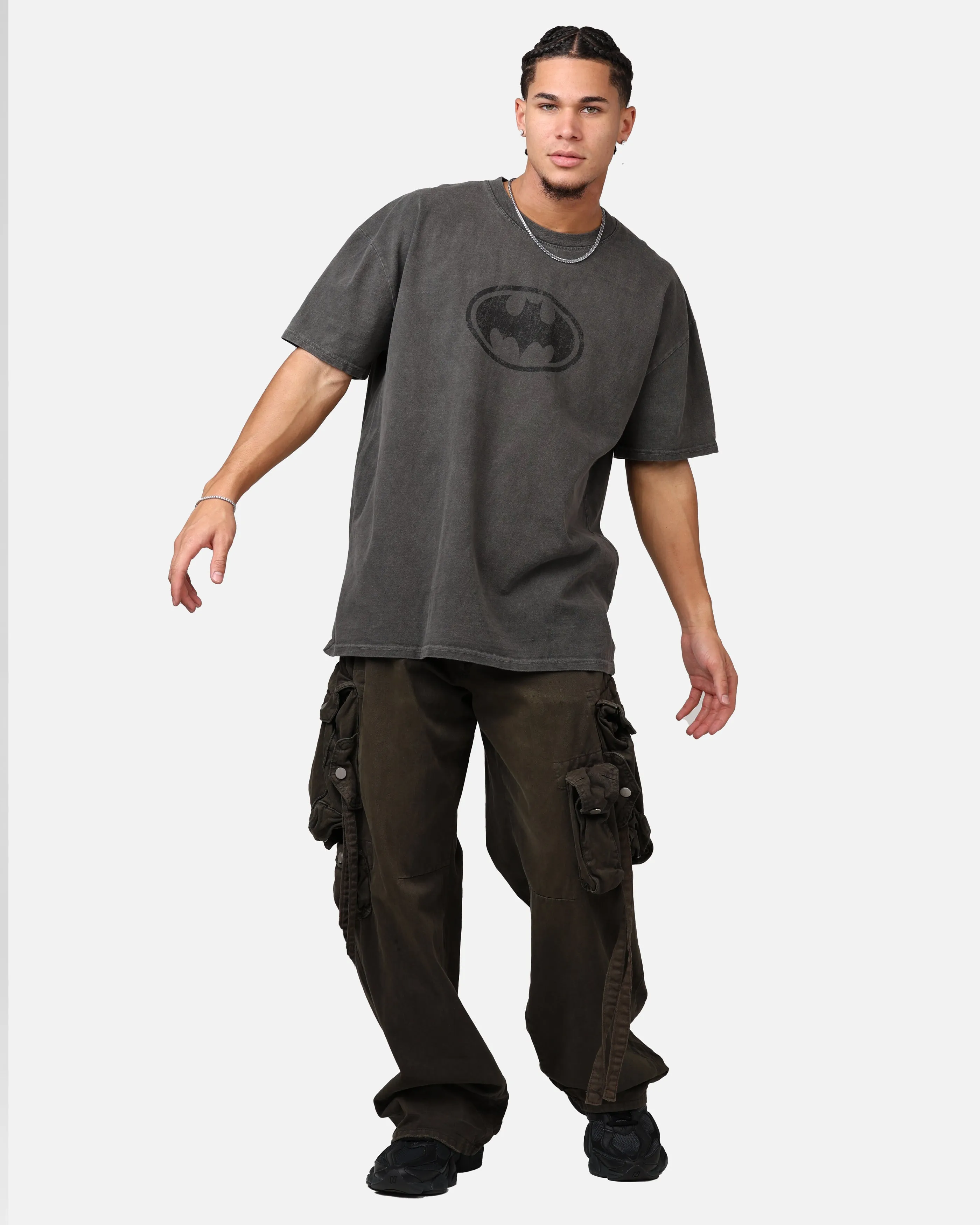 Goat Crew X DC Batman Batman Logos Heavyweight T-Shirt Black Wash sold by Culture Kings product image thumbnail 3