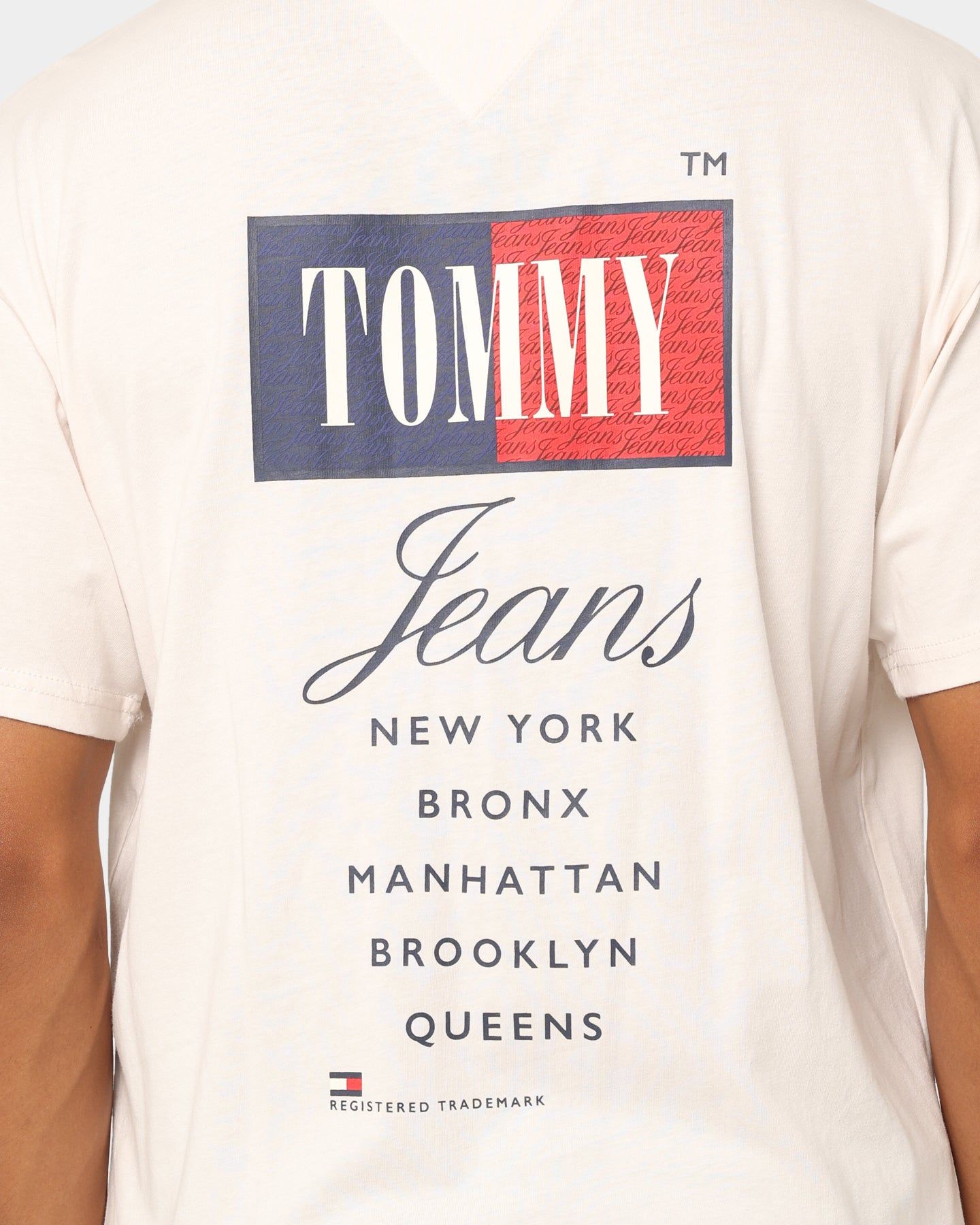 Tommy Jeans TJM Relaxed Timeless Tommy T-Shirt Ancient White sold by Culture Kings product image thumbnail 5