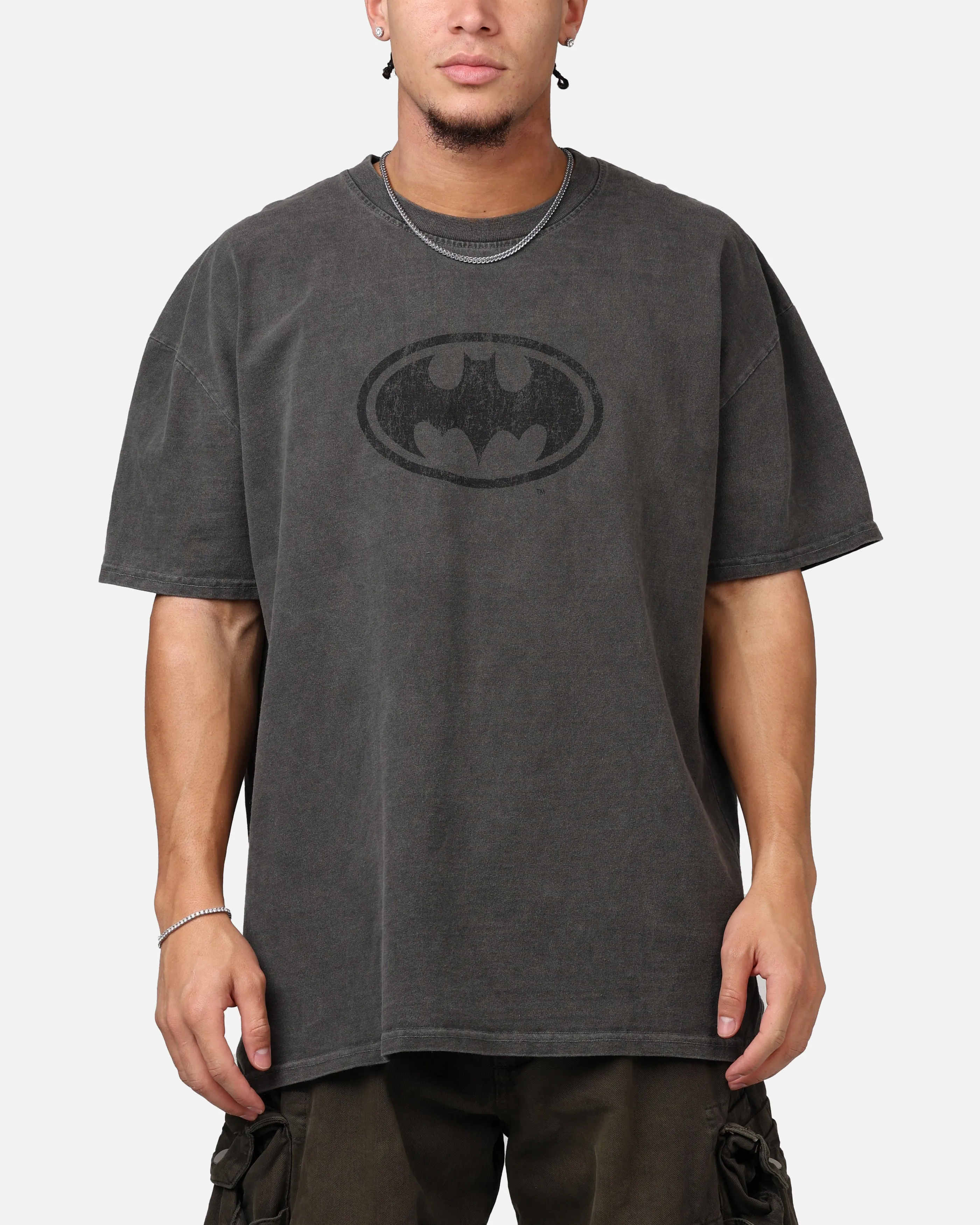 Goat Crew X DC Batman Batman Logos Heavyweight T-Shirt Black Wash sold by Culture Kings
