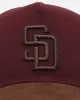 47 Brand San Diego Padres 'Cherry Pie' Offside DT Snapback Dark Maroon sold by Culture Kings
