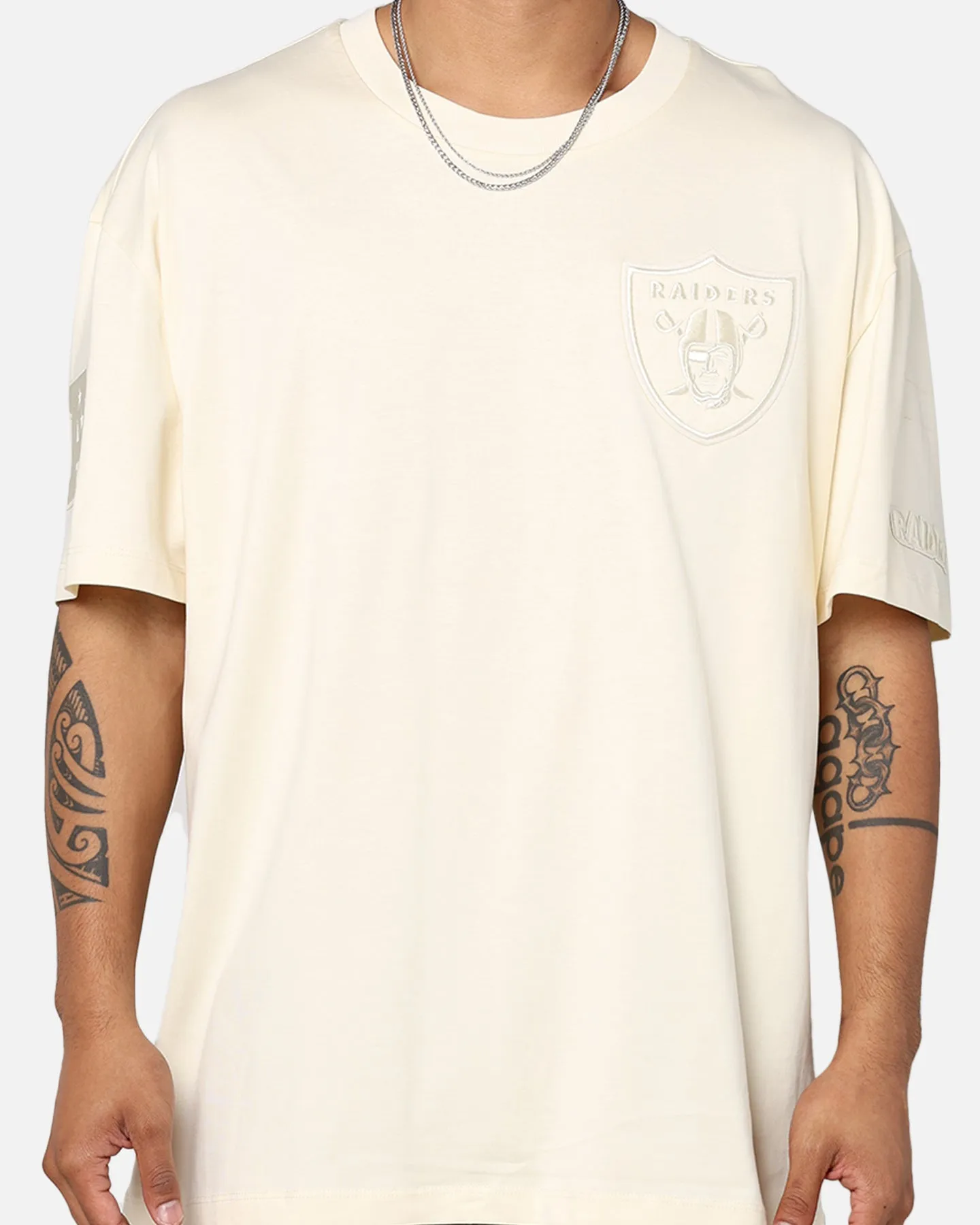 Pro Standard Las Vegas Raiders Drop Shoulder T-Shirt Eggshell sold by Culture Kings product image thumbnail 2